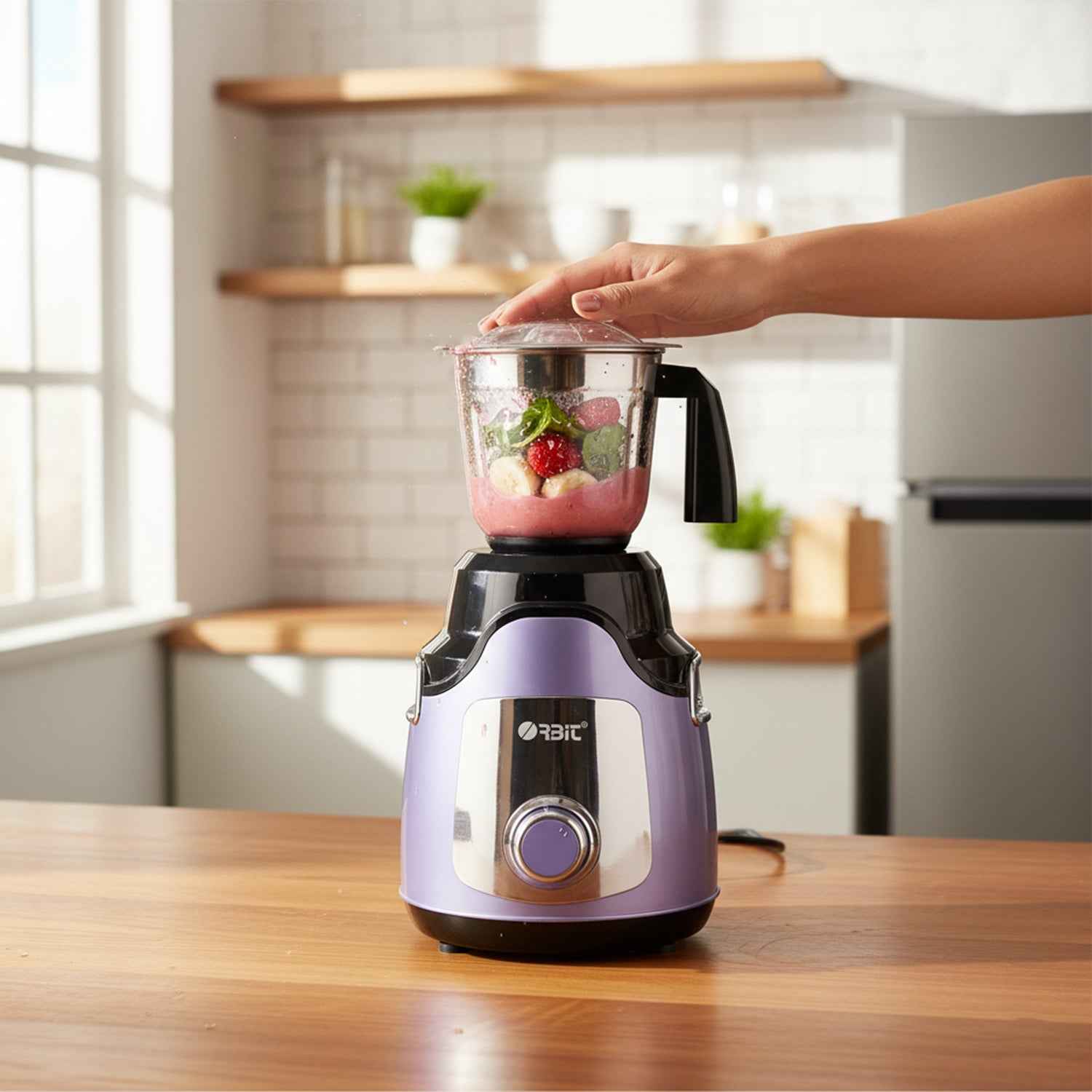 Orbit Heavy Duty 1 Hp (746) Watts Mixer Grinder With 4 Multipurpose Jars