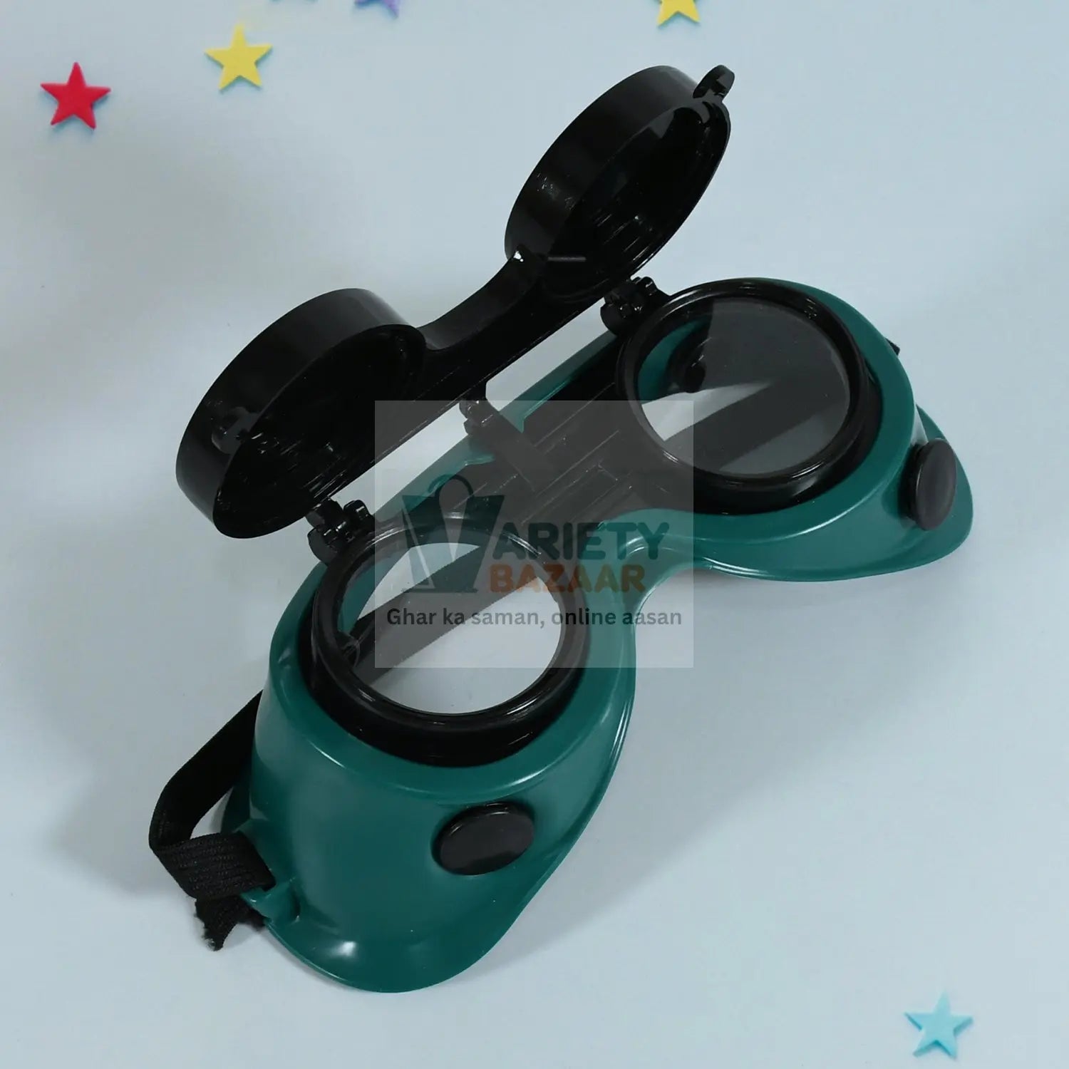 Safety Welding Goggles Anti Radiation Goggles Welder Work Protective Goggles Labour Working Safety Protective Eyewear (MOQ :- 10 Pcs) Variety Bazaar