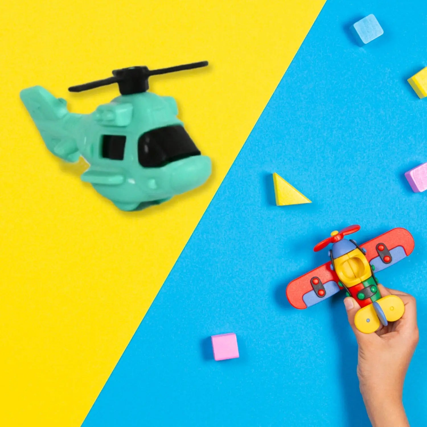 Small DIY Helicopter Toy, Small Kid's Toy, Rotating Tail Wing DIY Helicopter Variety Bazaar