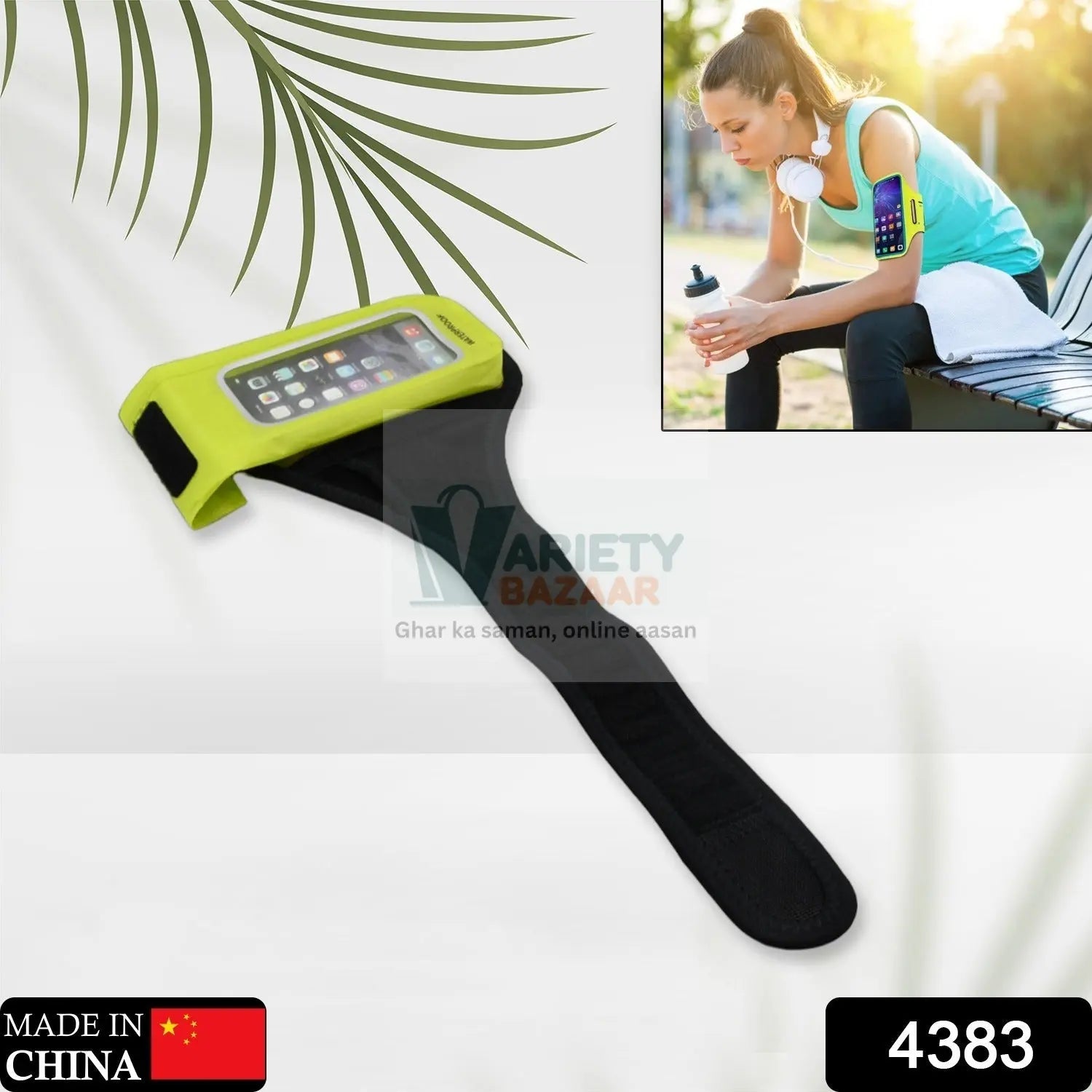 Sports Wrist Bag Running Arm Band Running Armband Phone Arm Pouch Case Cellphone Arm Band Phone Arm Case Holder Sports Phone Armbands Running Phone Holder (1 Pc) Travel Sahayak