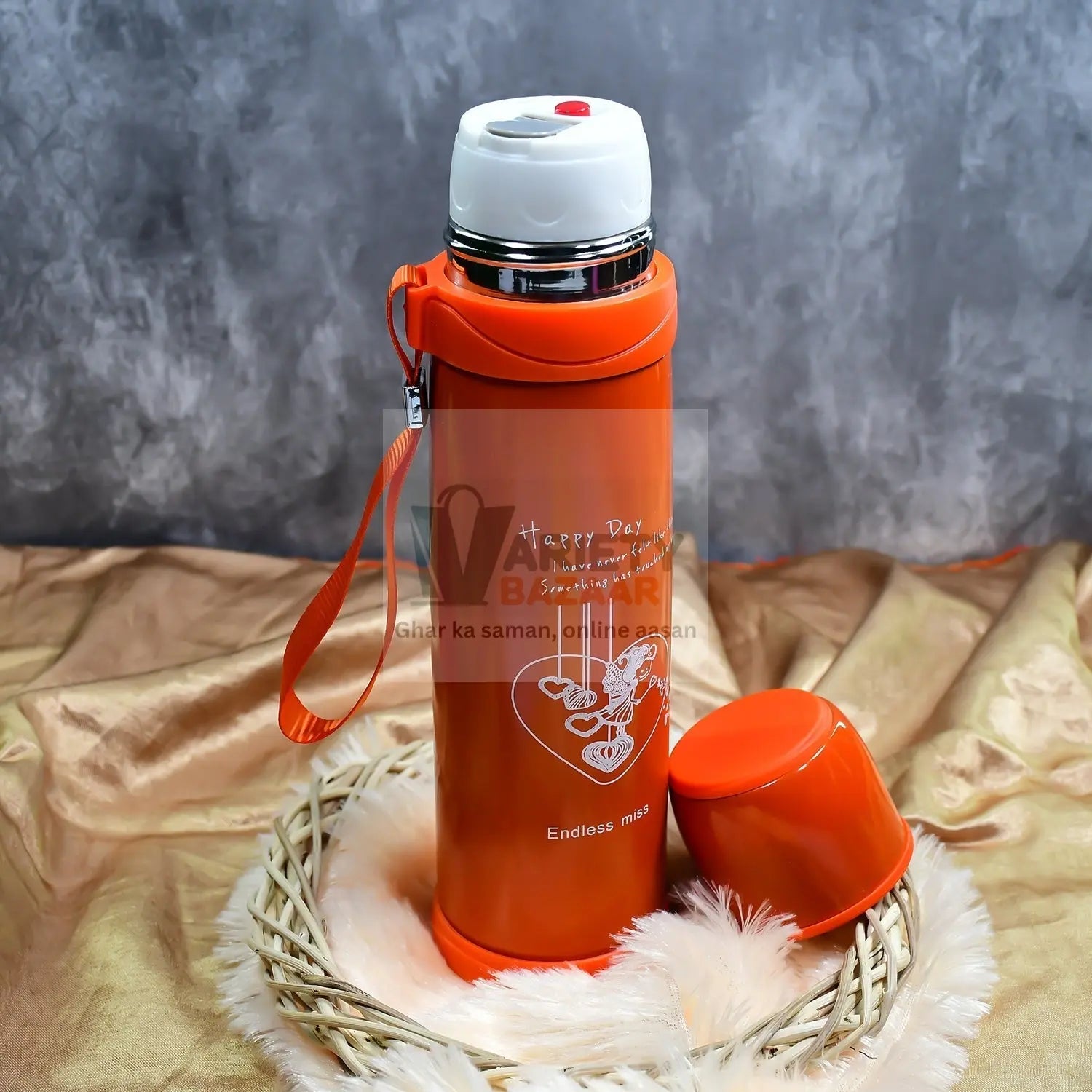 Stainless Steel Mix Bottle for Water & Beverages (1 Pc) Variety Bazaar