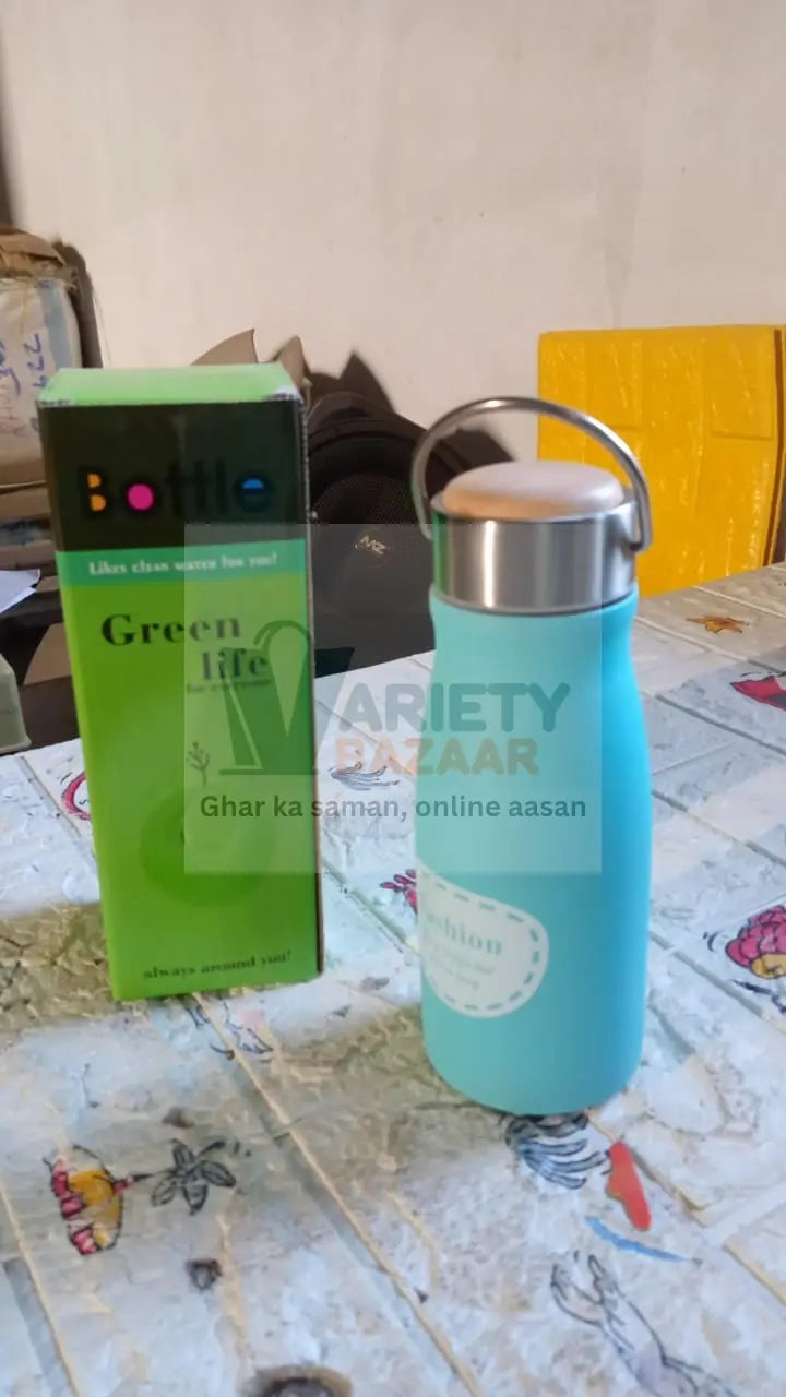 Stainless Steel Water Bottle for Gym & Office (360ml, Leak-Proof) Variety Bazaar