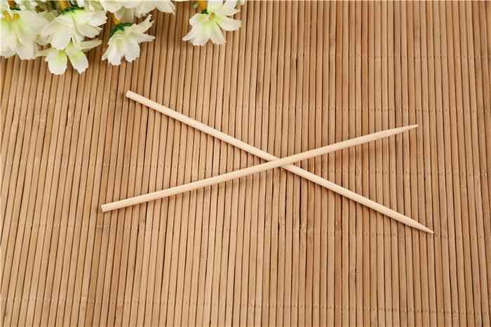 1100 Camping Wooden Color Bamboo Bbq Skewers Barbecue Shish Kabob Sticks Fruit Kebab Meat Party Fountain Bamboo Bbq Sticks Skewers Wooden (20cm)