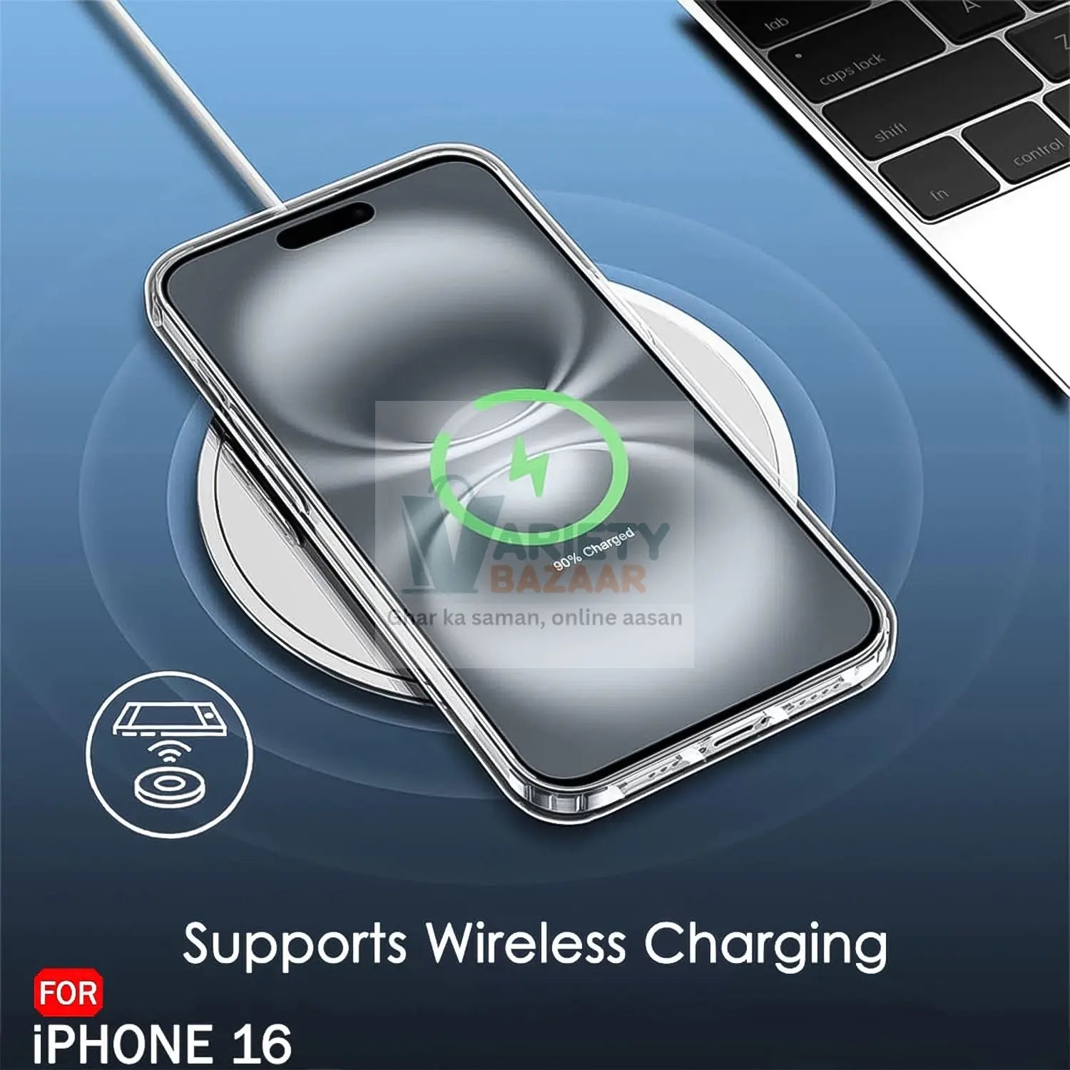 Transparent Hard Case For IPhone 16 Case (1 Pc) Variety Bazaar