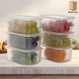 6 Pcs Multipurpose Plastic Food Storage Container Set