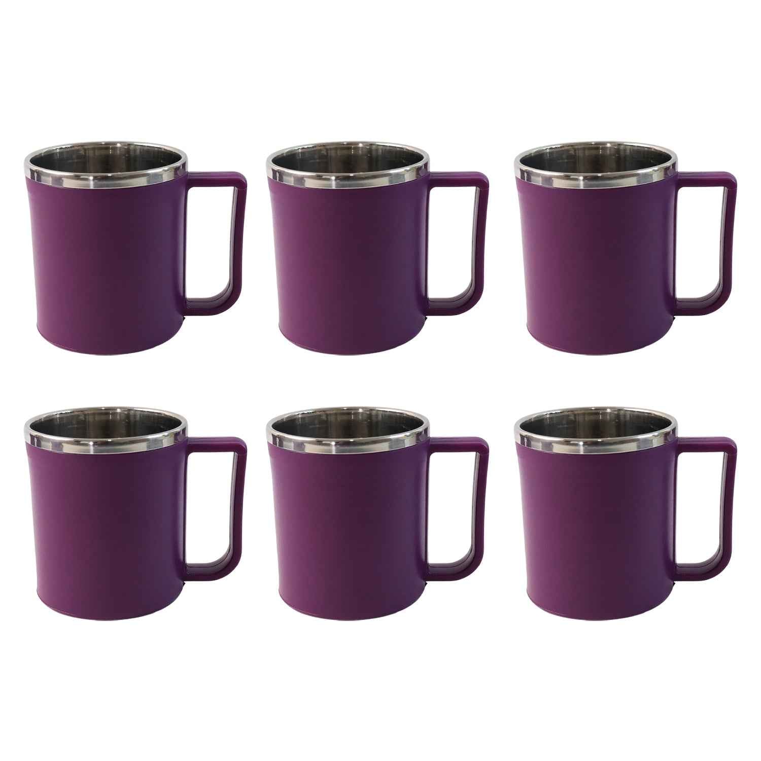 Supermom Stainless Steel Inner Coffee Mug Set (200ml 6 Pc)
