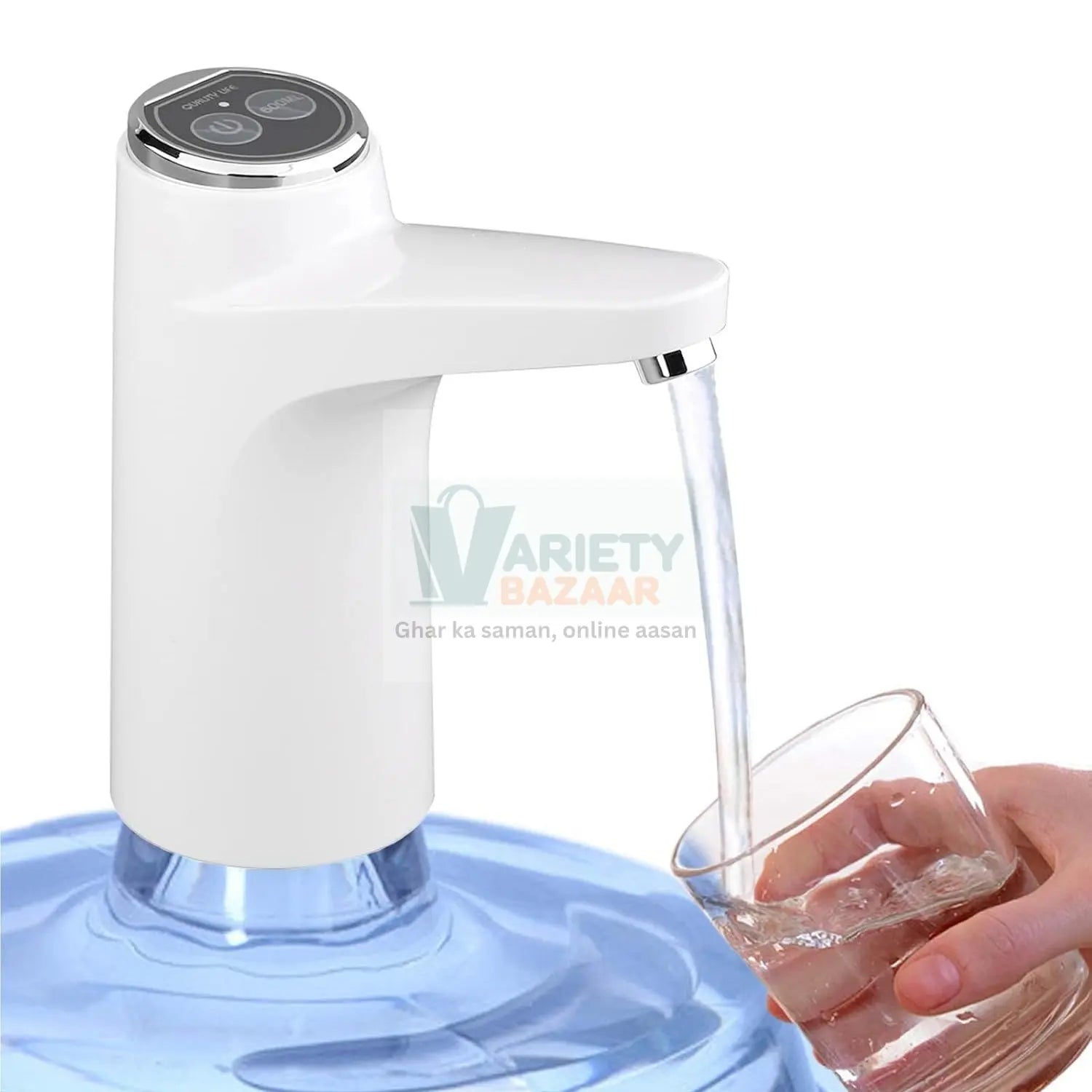 USB Electric Water Dispenser Pump, Portable Bottle Pump for Home & Travel Use Variety Bazaar