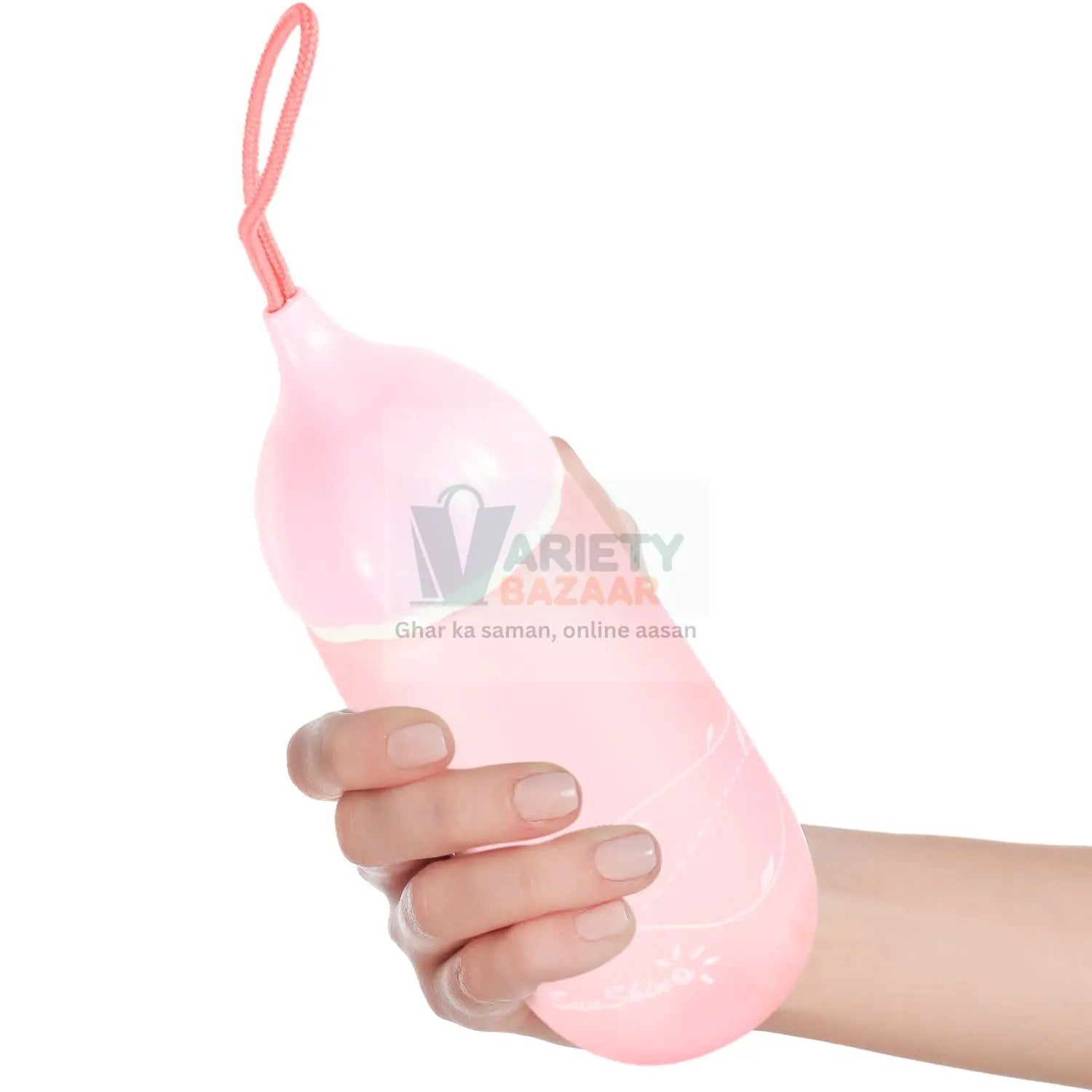 Unique Shape Premium Plastic water bottle With Dori Easy to Carry leakproof BPA-free, water Plastic water bottle for children, Home, School (1 Pc / 550 ML) Variety Bazaar