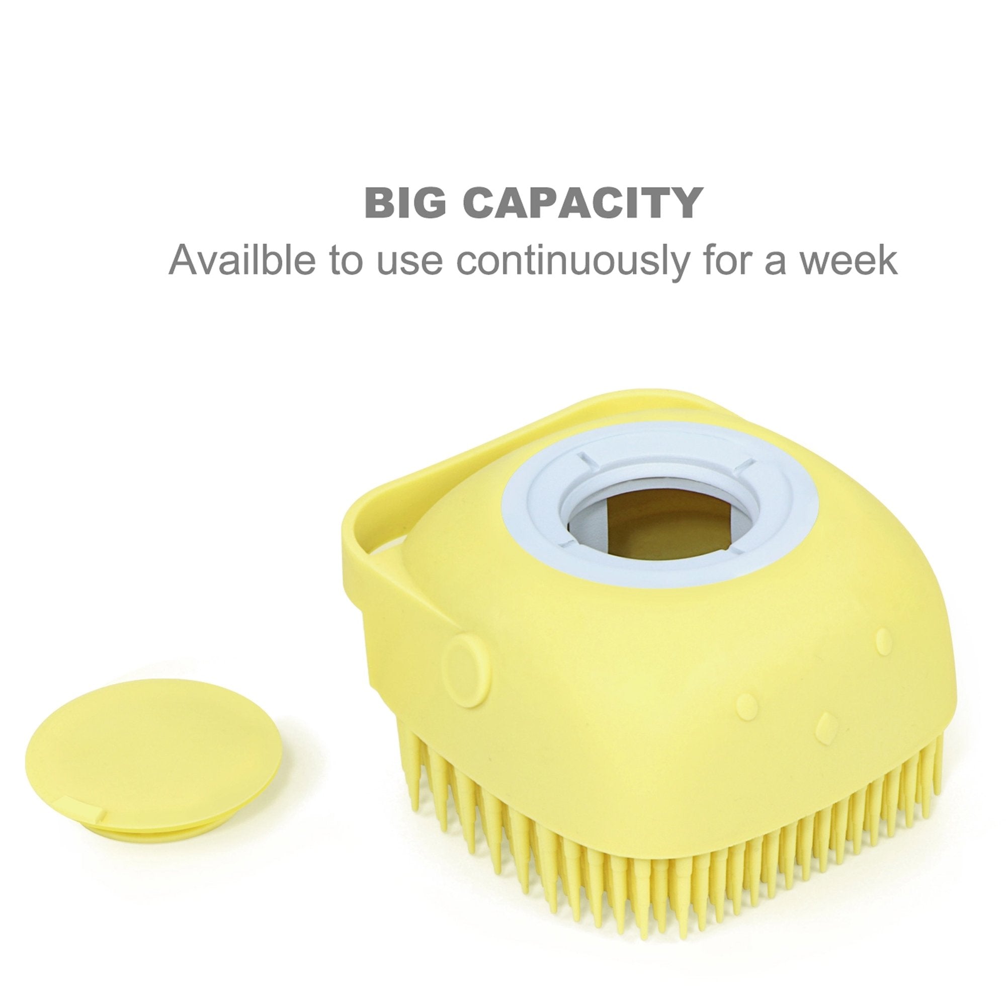 Silicone Massage Bath Body Brush Soft Bristle With Shampoo Dispenser Variety Bazaar