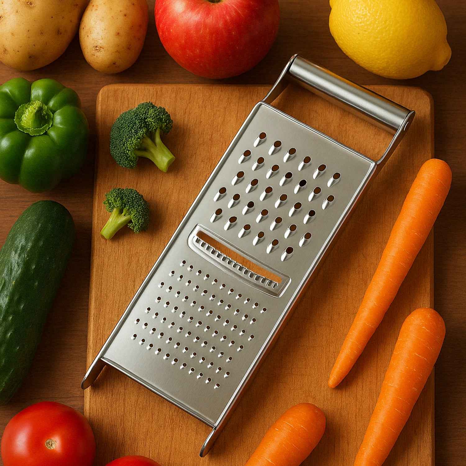 Apex Stainless Steel Grater Slicer (3 In 1)