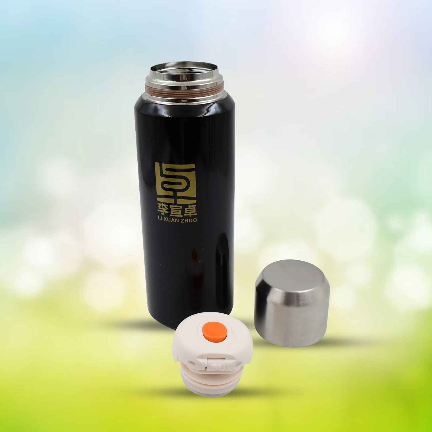 Double Walled Insulated Hot And Cold Water Tea Coffee Thermal Bottles (600 Ml)