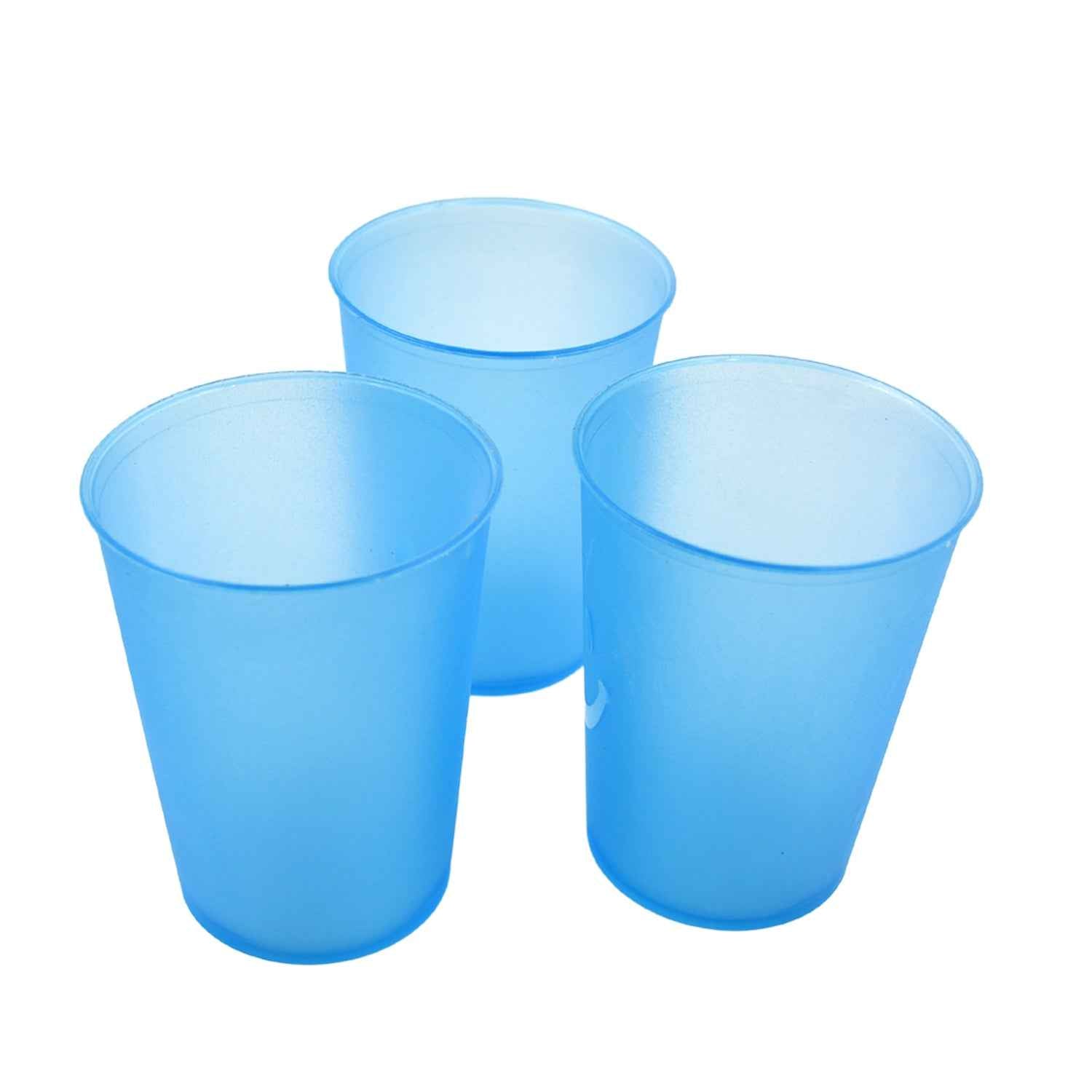 5560 Plastic Tumblers Lightweight Cups Glass Reusable Drinking Cups Restaurant Cups Dishwasher Safe Beverage Tumblers Glasses For Kitchen Water Transparent Glasses 3 Pc Set