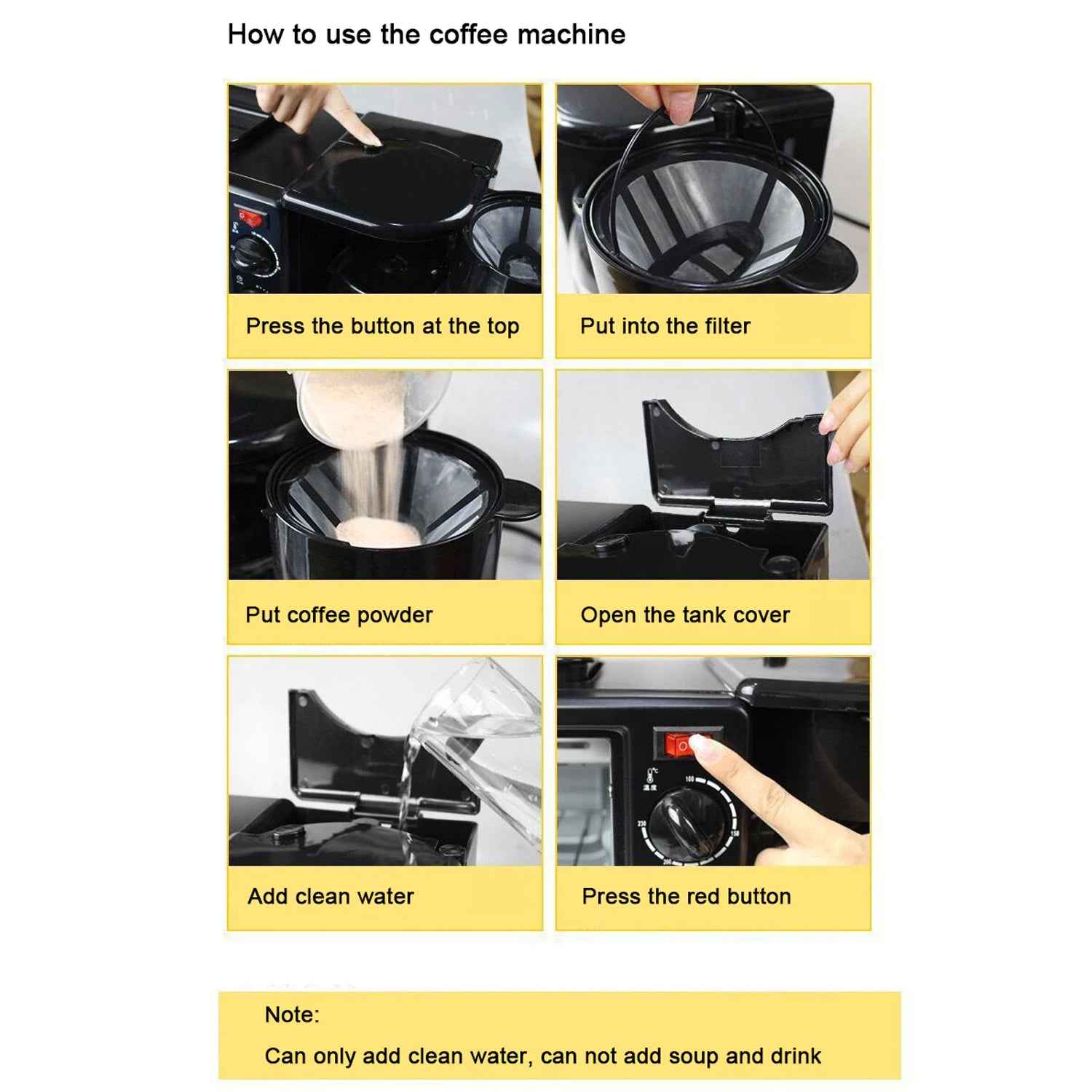 2788 3 In 1 Breakfast Maker Portable Toaster Oven Grill Pan Coffee Maker Full Breakfast Ready At One Go