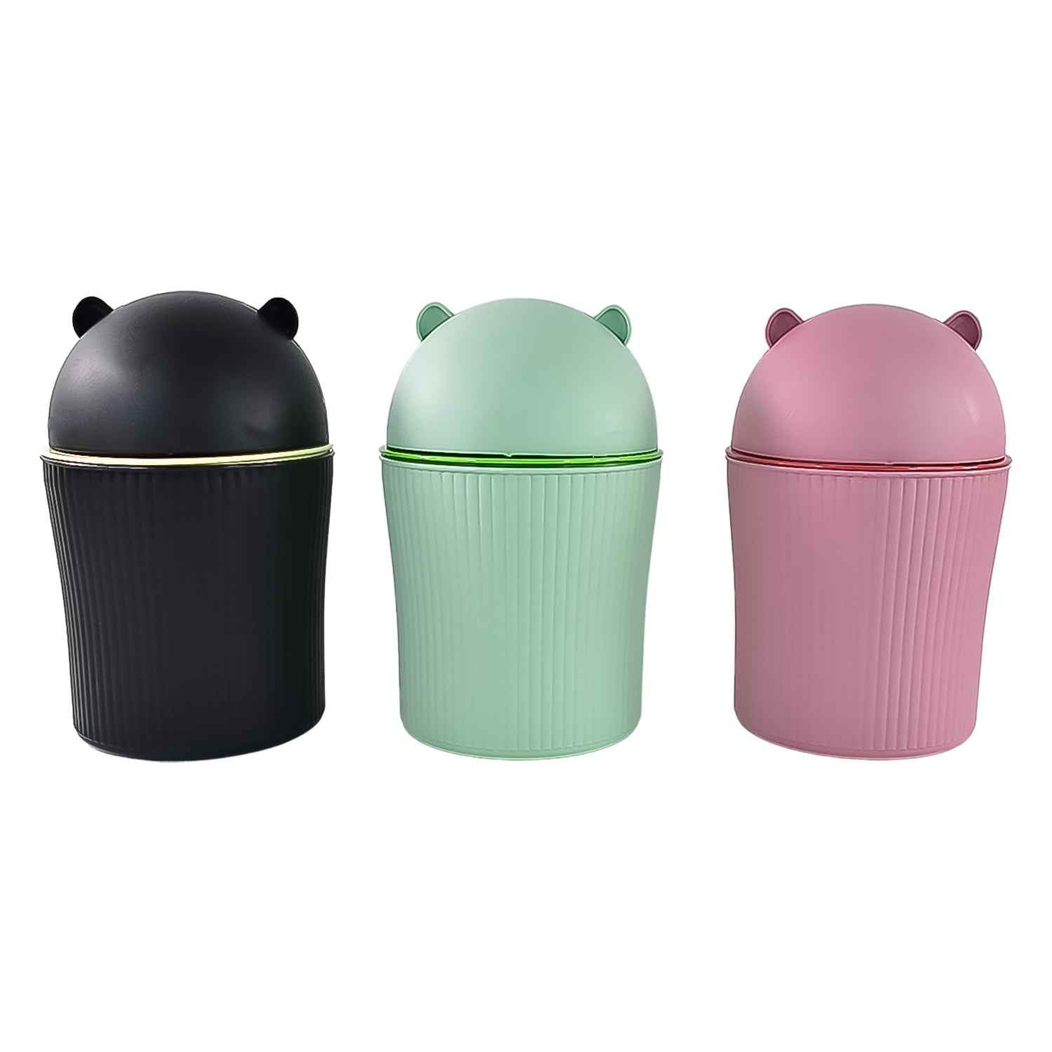 Apex Mini Tabletop Dustbin (1 Pc 1200 Ml Mix Color)