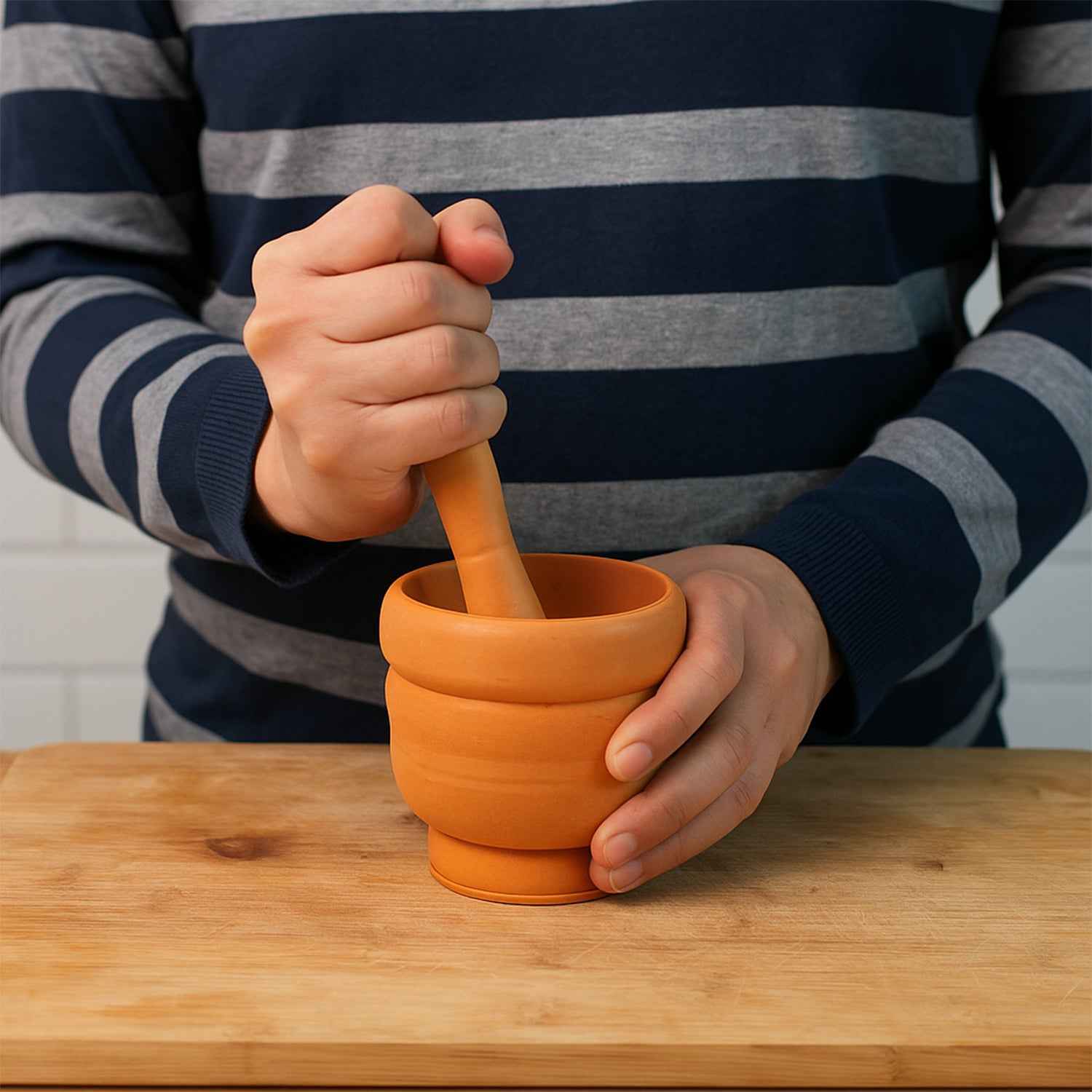 Unbreakable Plastic Mortar Pestle - (Set)