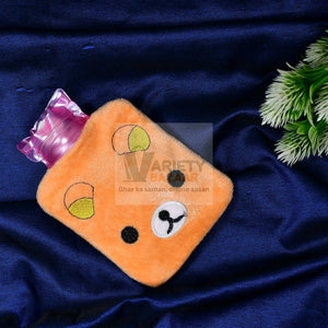 Warm Hug from a Panda: Orange Panda Hot Water Bottle for Pain Relief Travel Sahayak