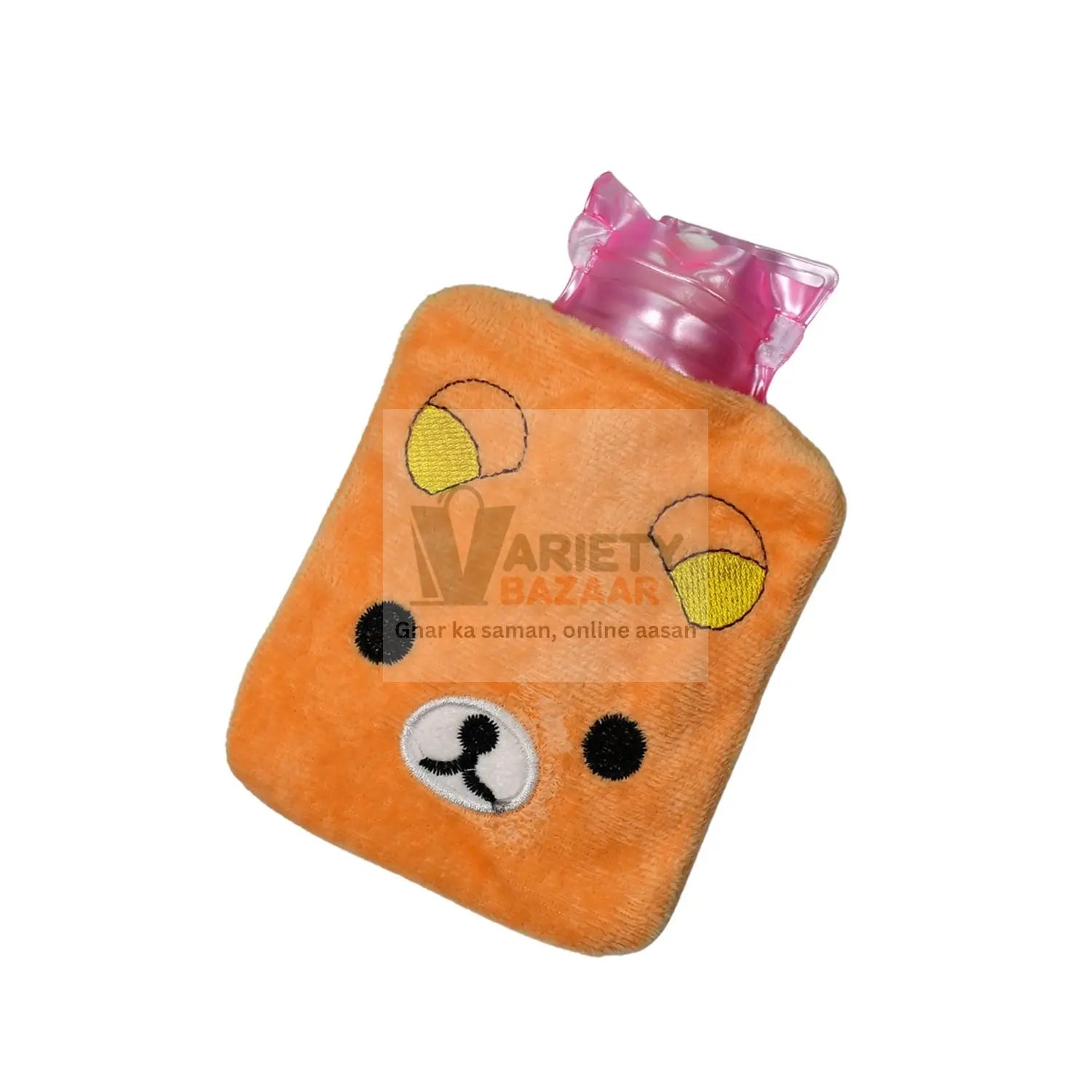 Warm Hug from a Panda: Orange Panda Hot Water Bottle for Pain Relief Travel Sahayak