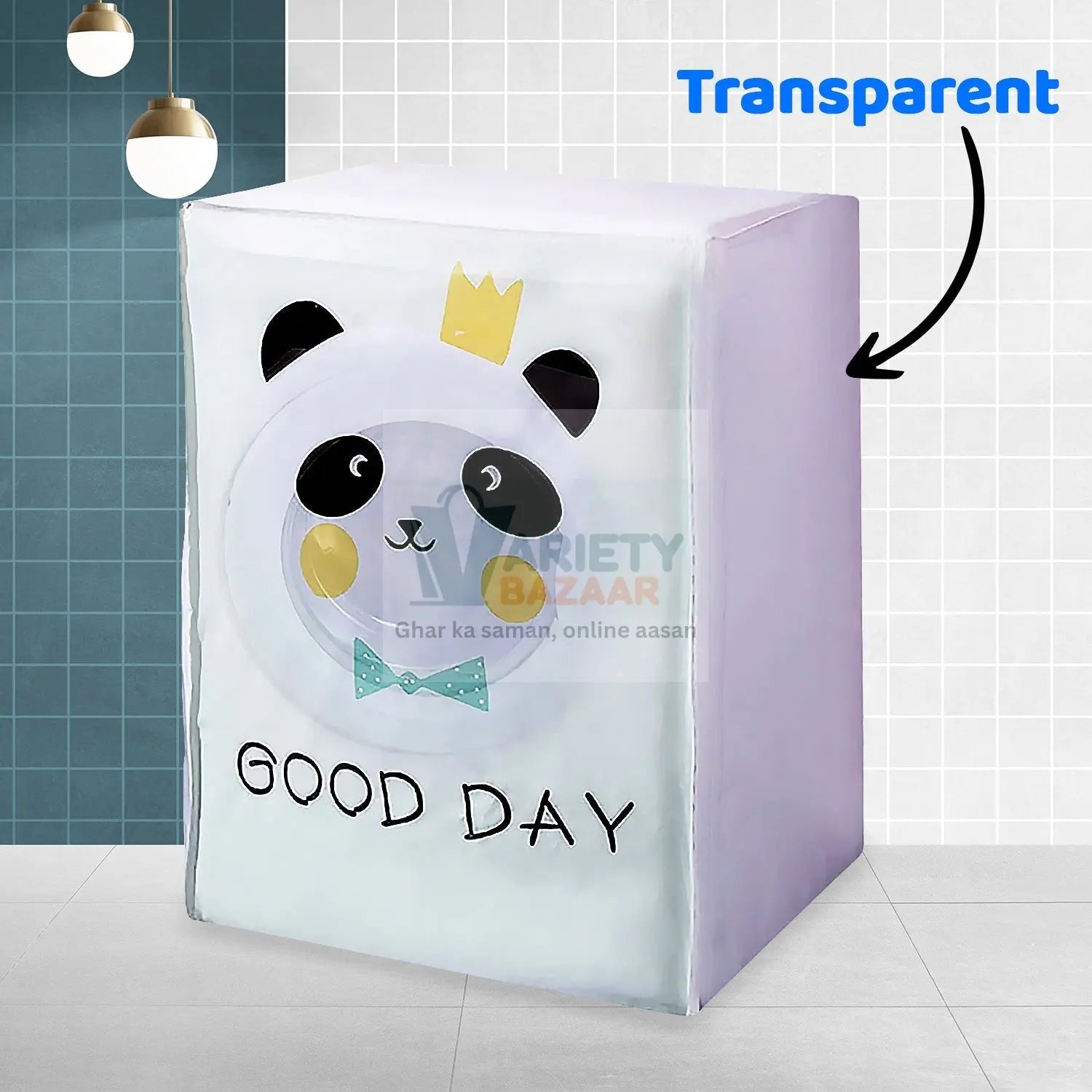 Washing Machine Cover Tumble Dryer Cover Sun Protection, Dustproof Washing Machine Protective Cover (85×60×55 cm) Variety Bazaar