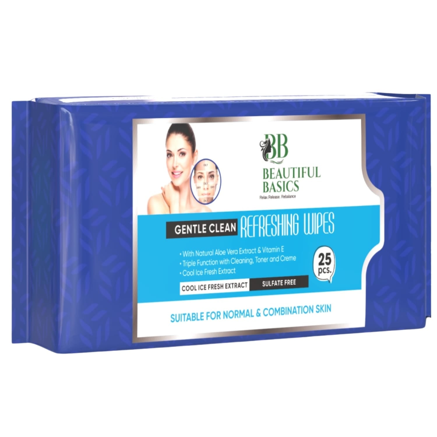 Refreshing Wet Wipes for Face | Facial Cleansing | Refreshing & Skin Hydration| Soothing for skin | pH Balance & Alcohol Free | Nourishing with Fruit extract | 25 Wipes Variety Bazaar