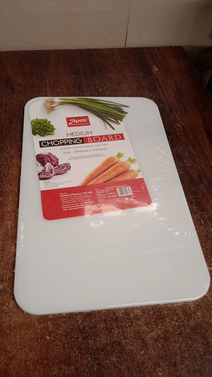 Apex Medium Plastic Chopping Board (36×23 Cm / 1 Pc) Variety Bazaar