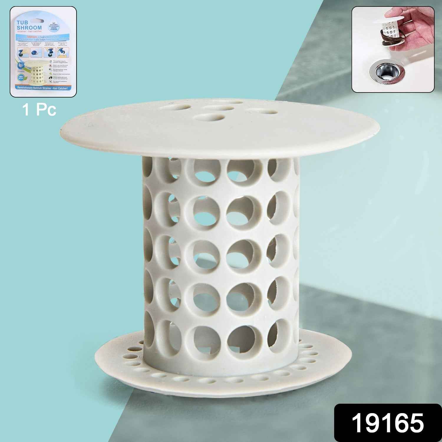 Universal Tub Drain Hair Catcher Strainer (1 Pc)