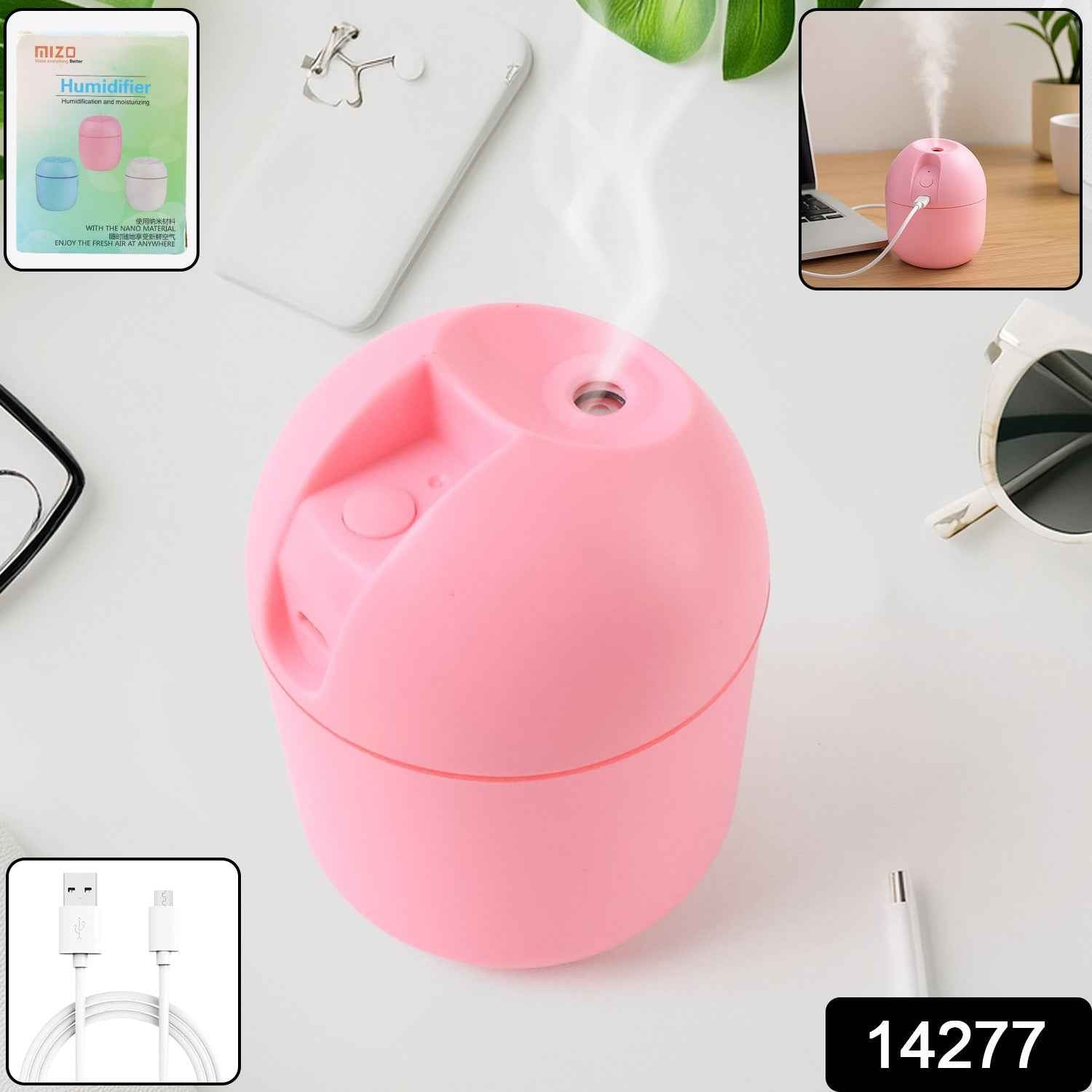 USB Mini Air Humidifier for Home & Office (1 Pc)