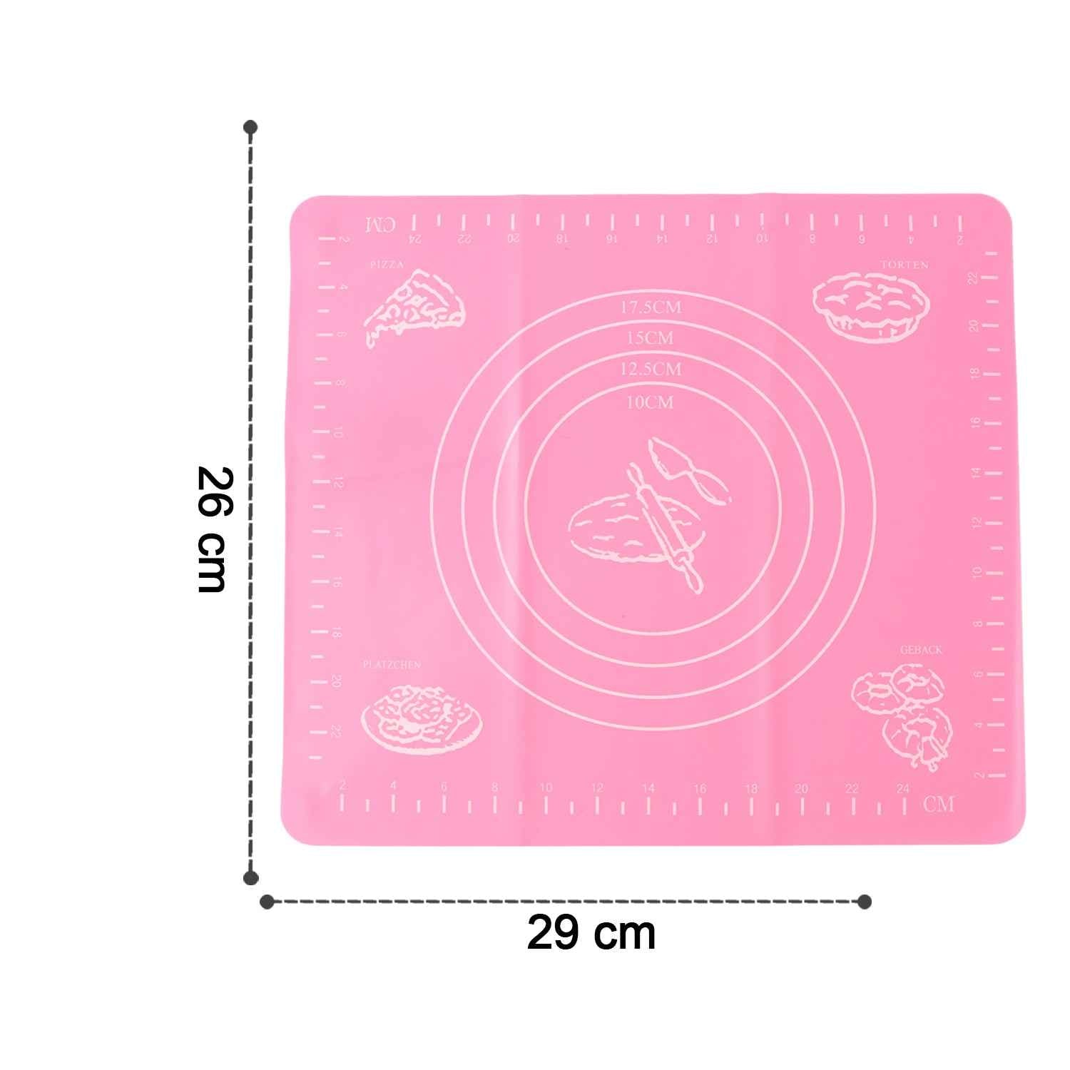 Non-stick Dough Rolling Baking Mat - (1 Pc 29x26 Cm)