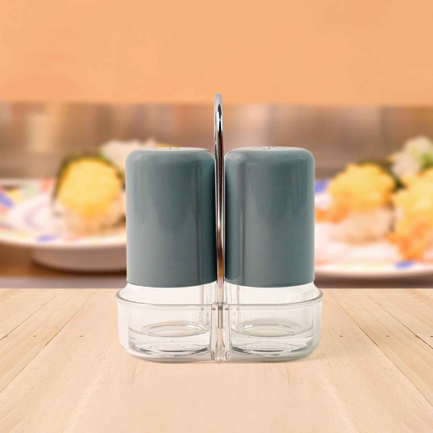 Apex Victory Salt Pepper Dispenser Set 2 Pcs Acrylic Seasoning Shaker