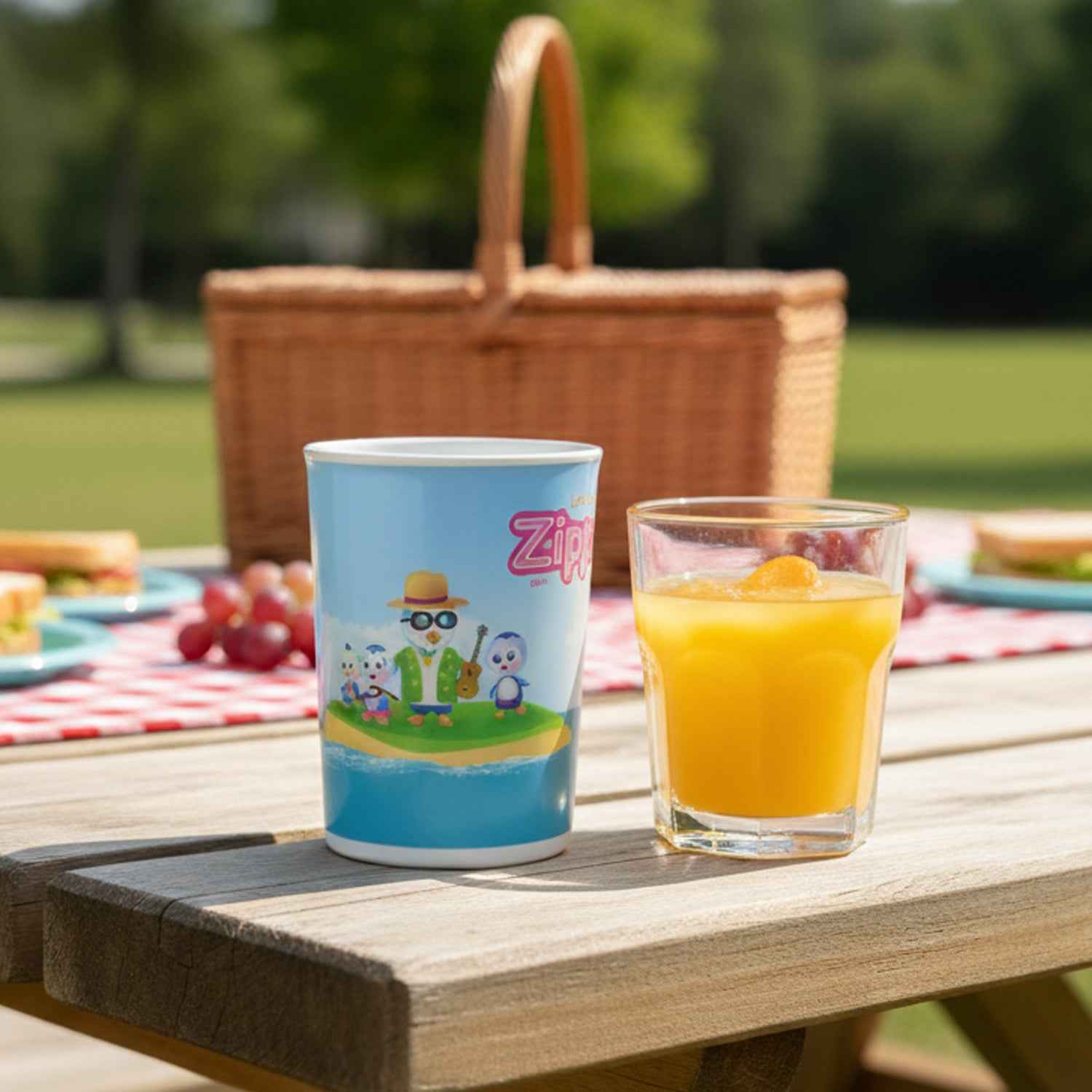 Cute Cartoon Melamine Drinking Glass (Approx 250ml 1 Pc)