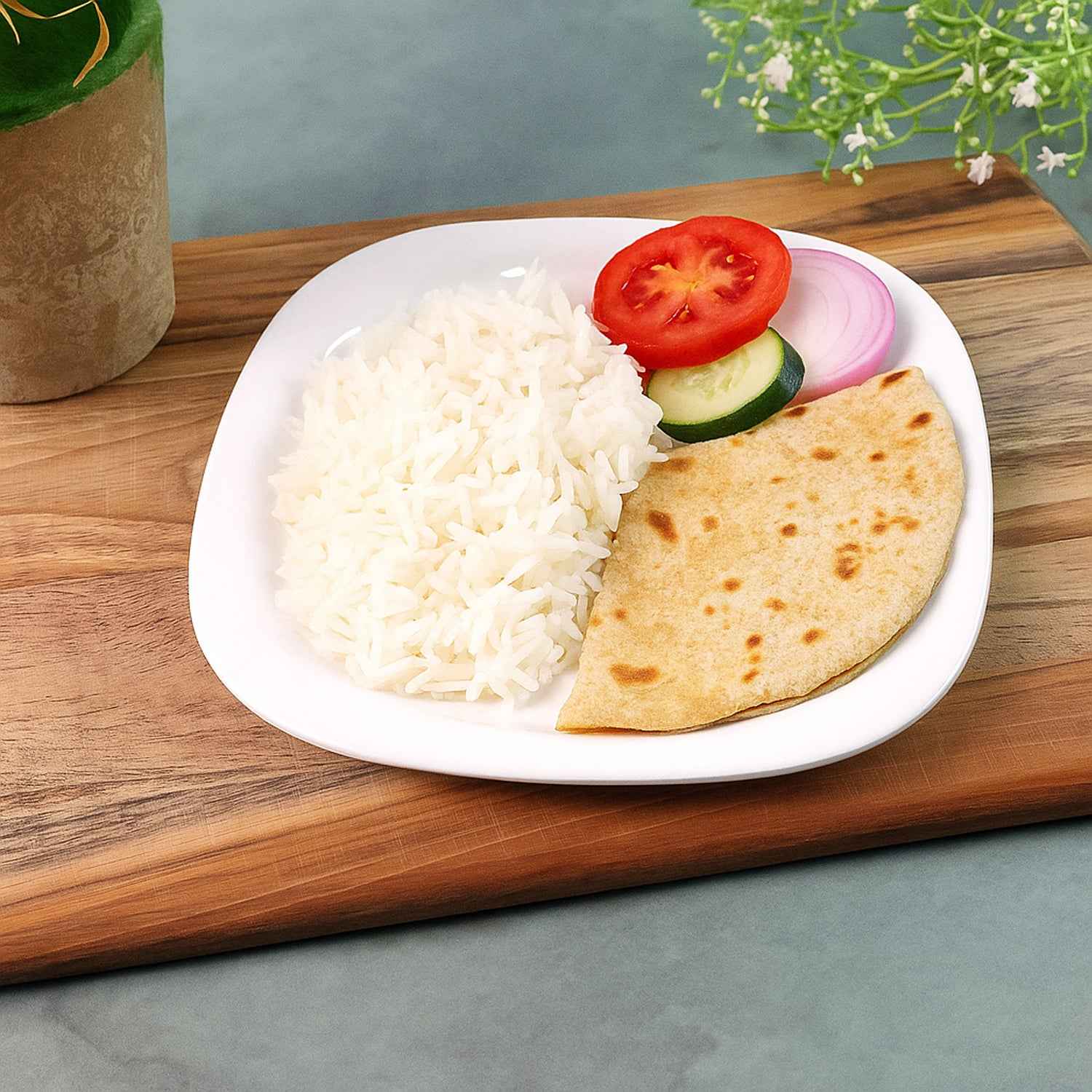 Premium Square Dinner Plate (28 Cm 1 Pc)