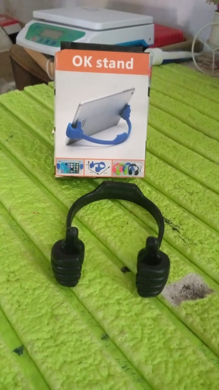 Hand Shape Mobile Stand OK Thumb phone Holder Multicolor (1 Pc) Variety Bazaar