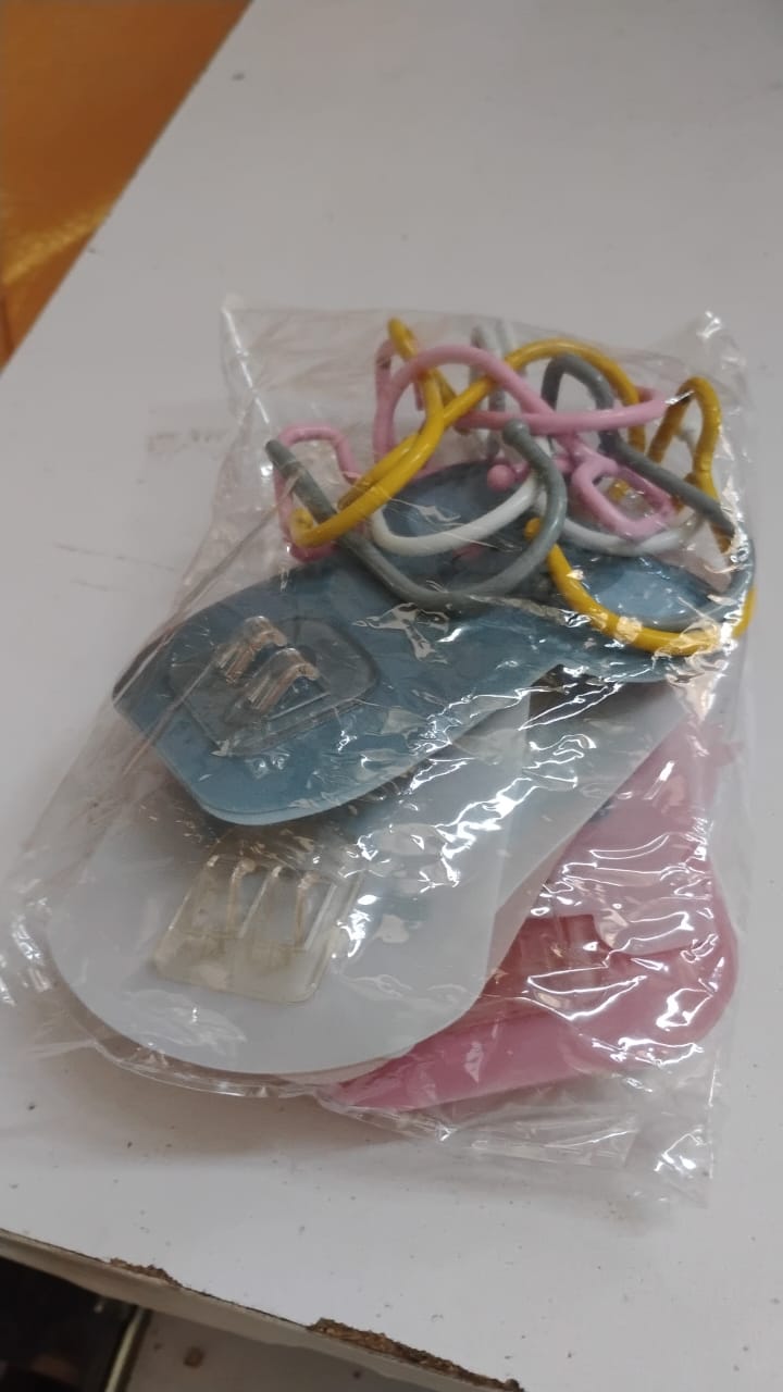 Wall Mounted Cartoon Hooks Self Adhesive Hooks (10 Pcs Set) Variety Bazaar