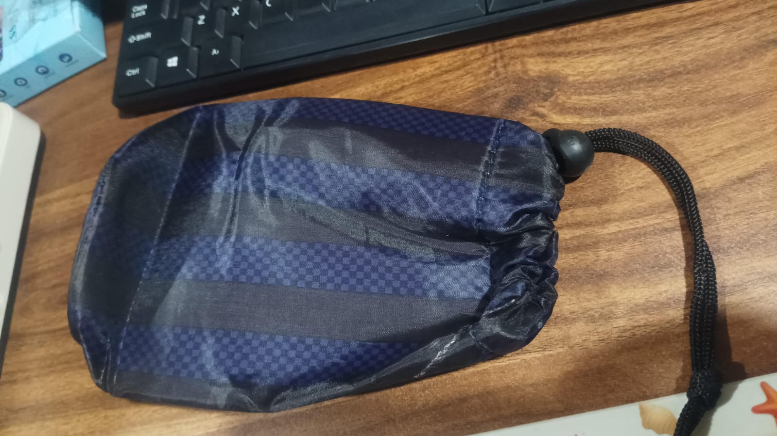 Reusable Multipurpose Washable Rope Pouch Pen Pencil Stationary Case Travel (1 Pc) Variety Bazaar