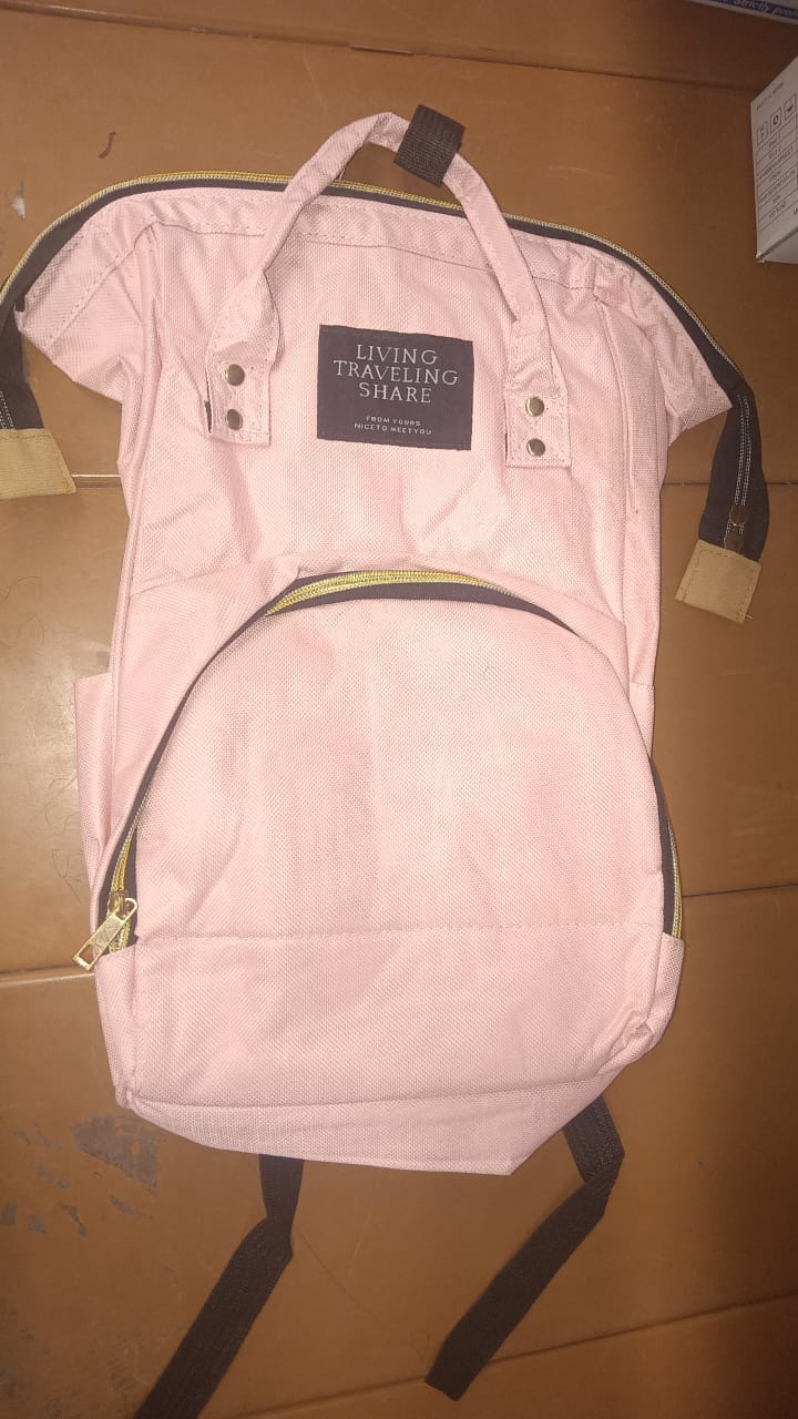 Multipurpose Large Capacity Mom's Backpack Diaper Bag (1 Pc) Variety Bazaar