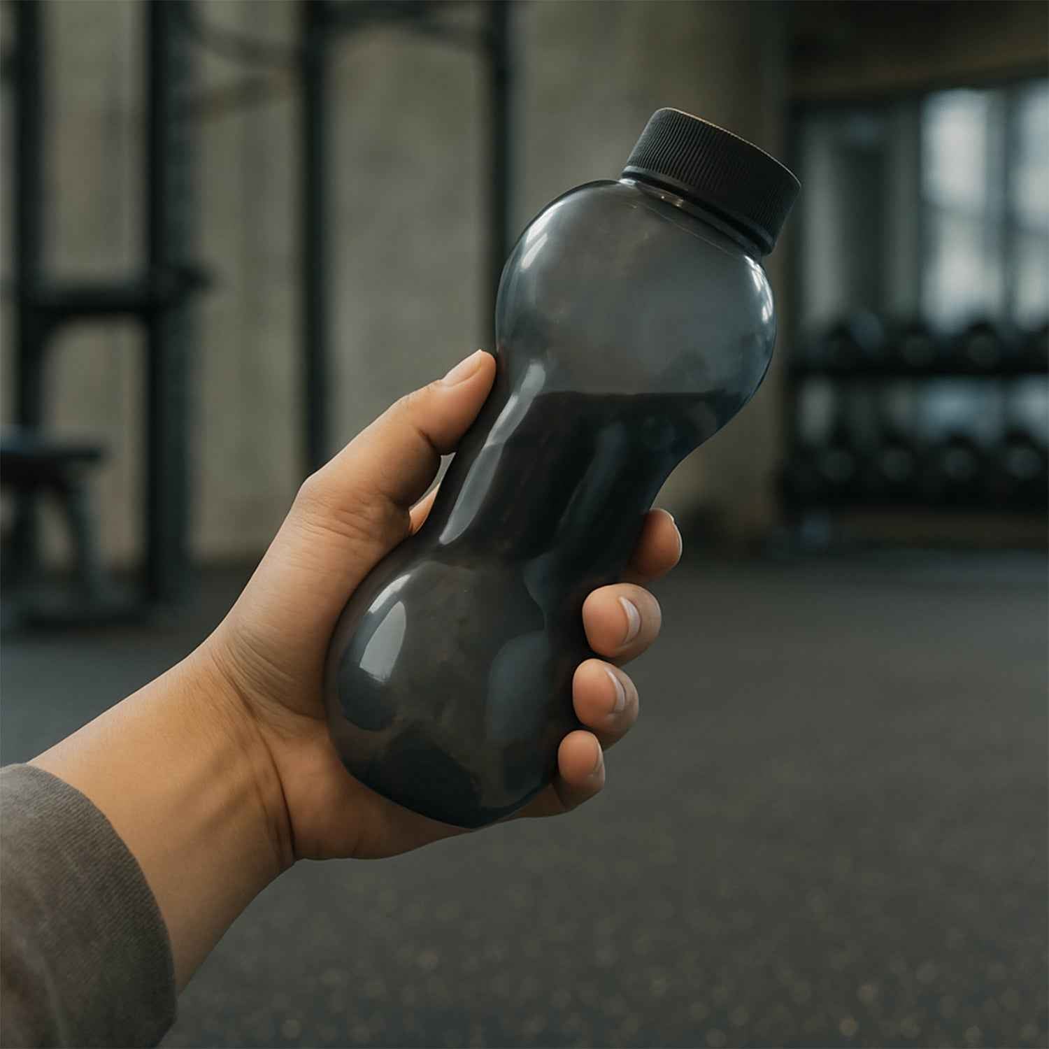 754_dumbbell Water Bottle (550 Ml) Gym Water Bottle