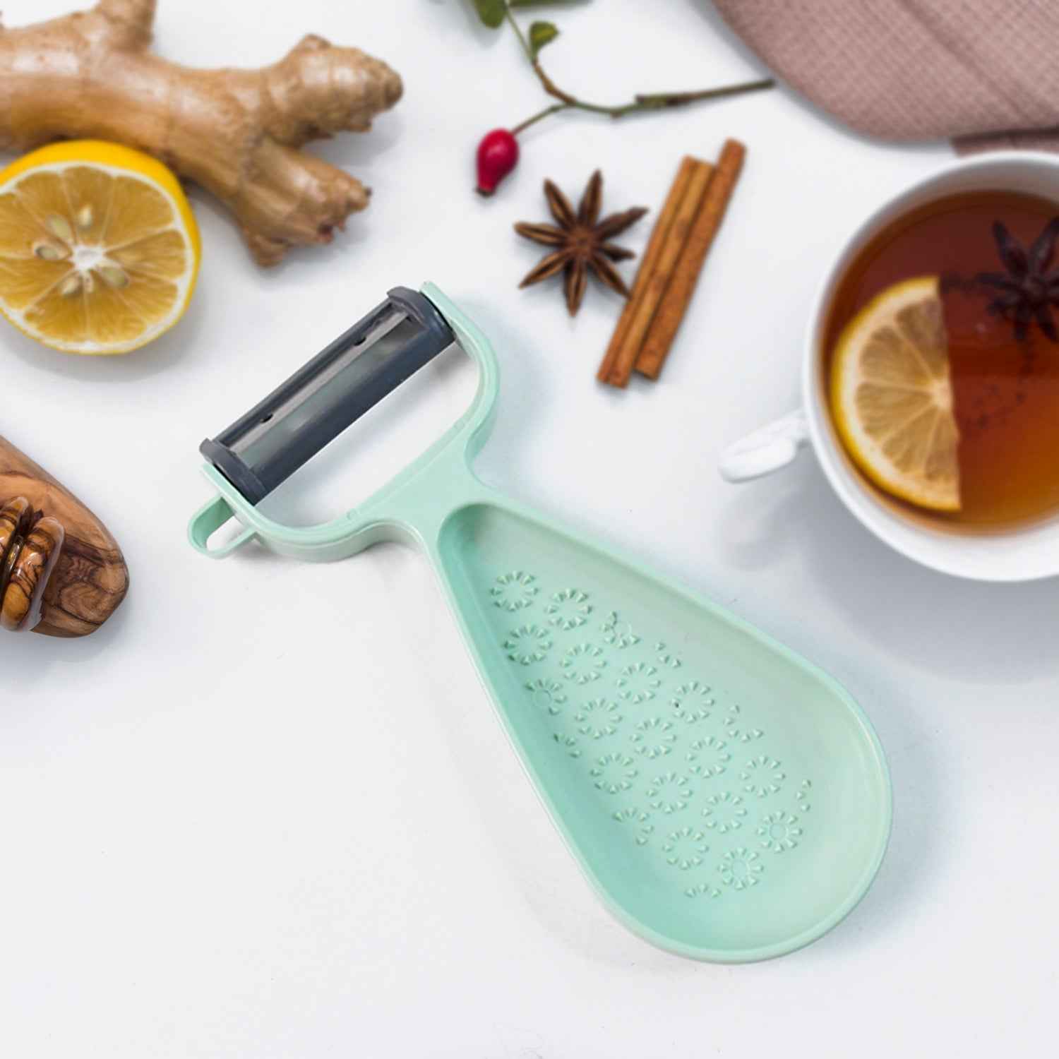 Apex Multipurpose Ginger Peeler With Stainless Steel Dual Blade