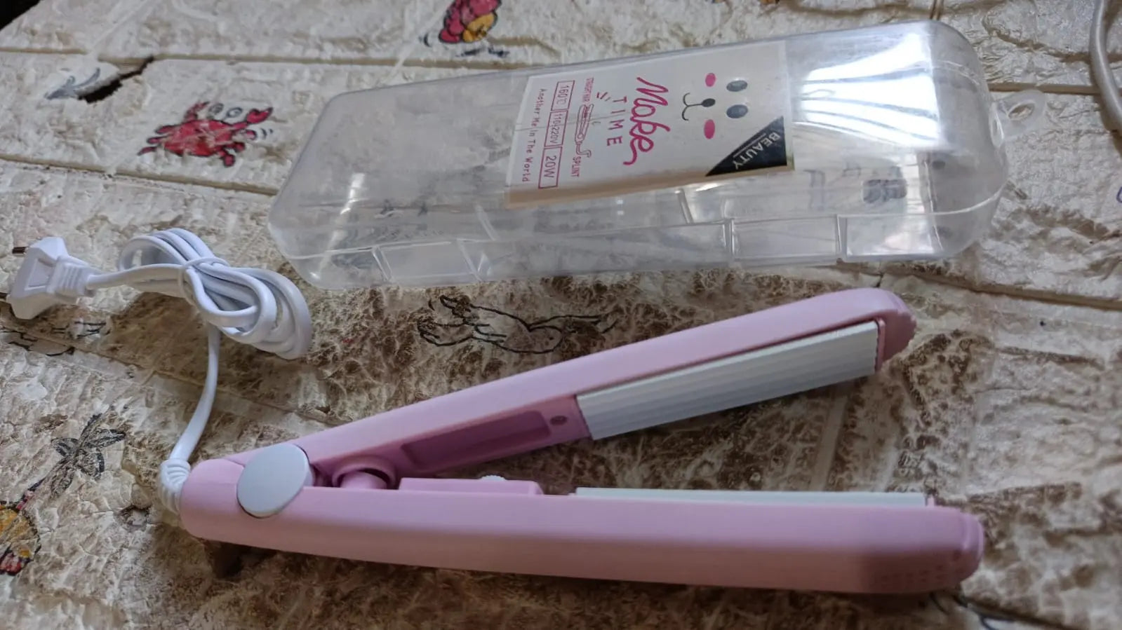 Beauty and Personal Care Professional Ceramic Plate Mini Hair Styler Straightener and Curler - varietybazaar.co.in