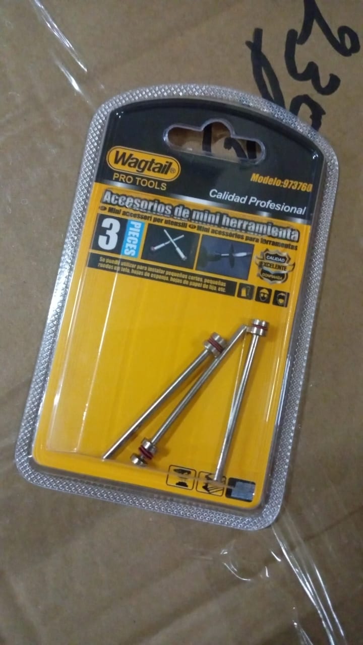 Cut-Off Wheel Screw Mandrels Shank Dia Cutting Disc Holder (3 Pcs Set) Variety Bazaar