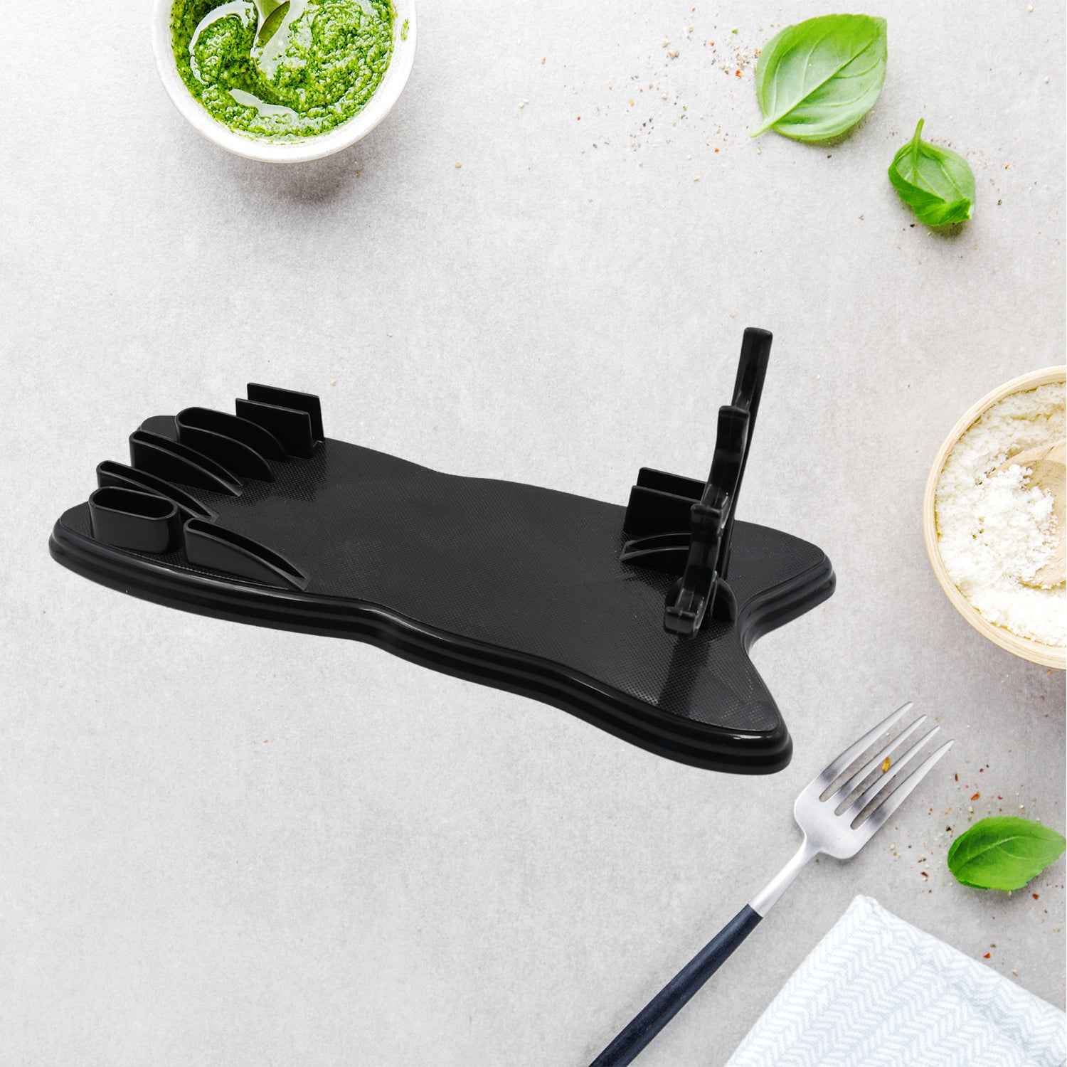 5914 Plastic Kitchen Knife Drawer Organizer Knife Stand Storage For Your Kitchen. Replace Your Knife Block With A Revolutionary Product. Clear Your Counter Top Of Clutter And Easily Identify The Desired Knife (1pc)