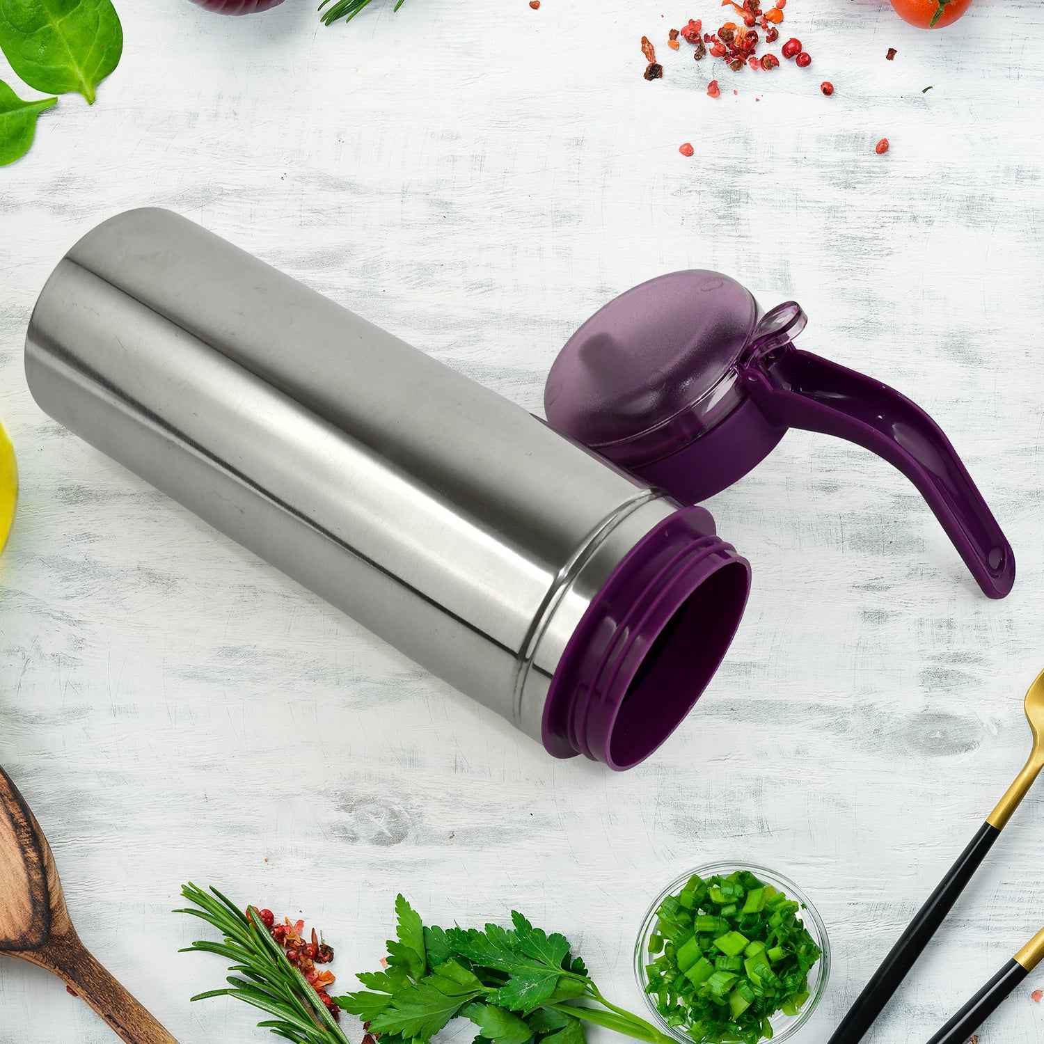 Apex 750ml Approx. Stainless Steel Oil Pourer (1 Pc)