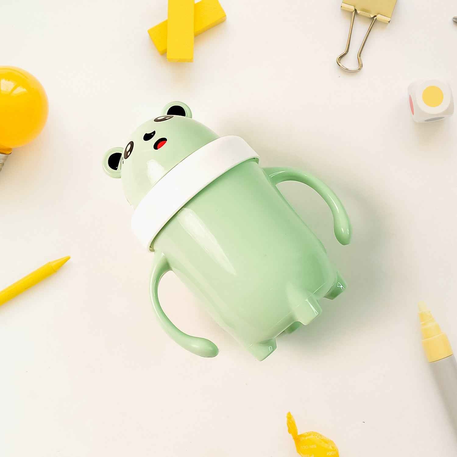 Apex Sipper Baby Cup Training Cup With Handles Spill Proof Leak Proof (300 Ml Approx)