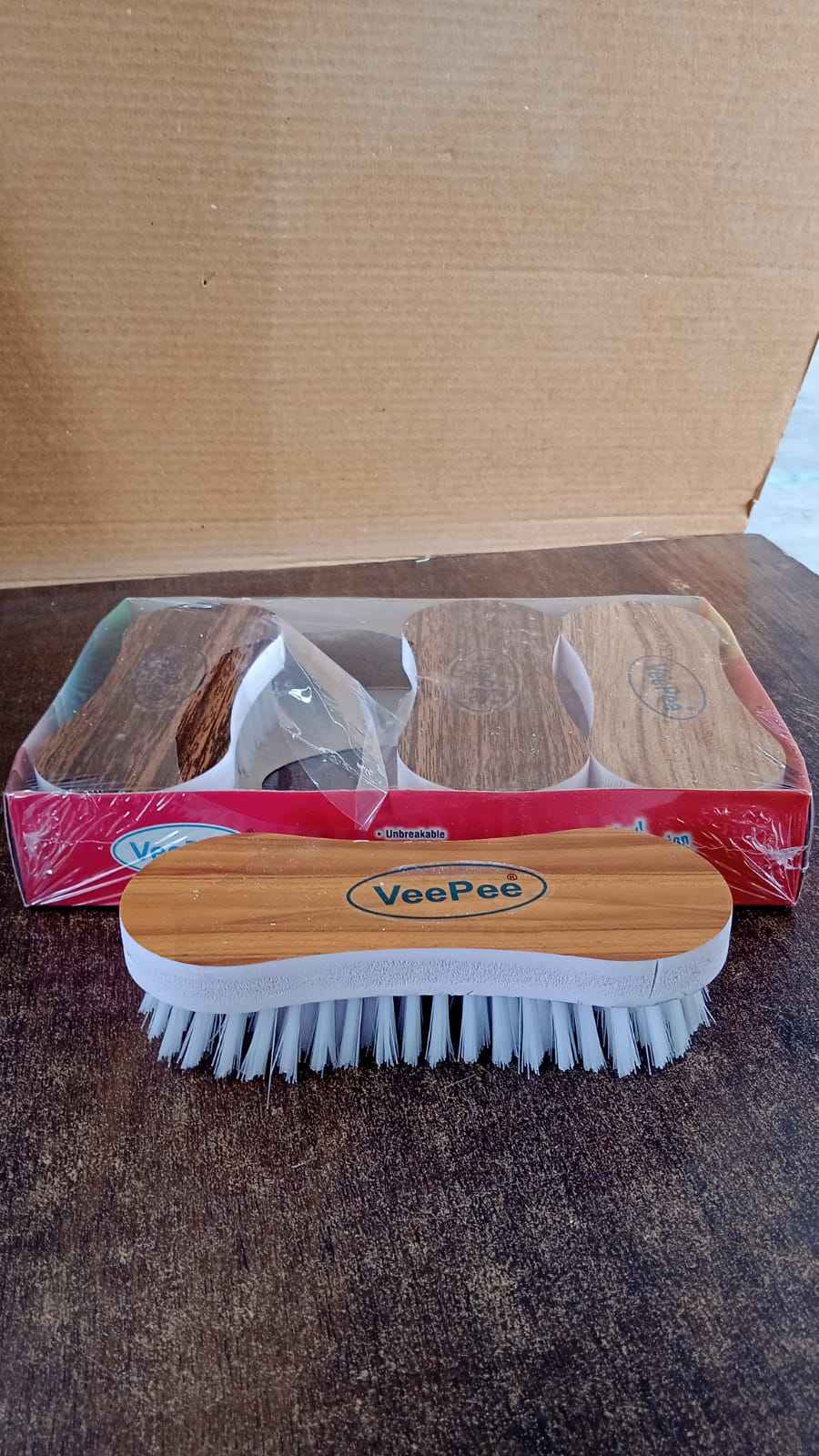 Ergonomic Cloth Washing Brush Set (4 Pc)