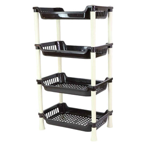 Apex 4-layer Small Multipurpose Plastic Storage Rack