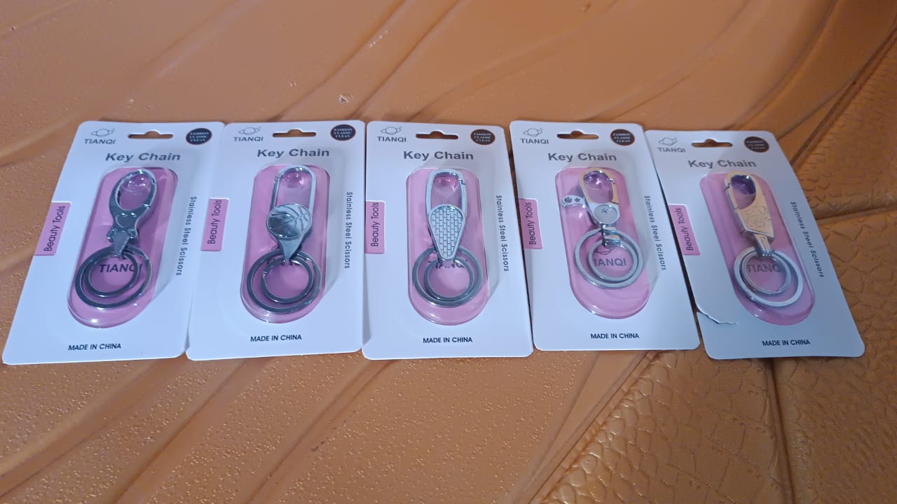 Heavy Duty Key Holder, Keychain, Key chain (1 Pc / Mix Design) Variety Bazaar