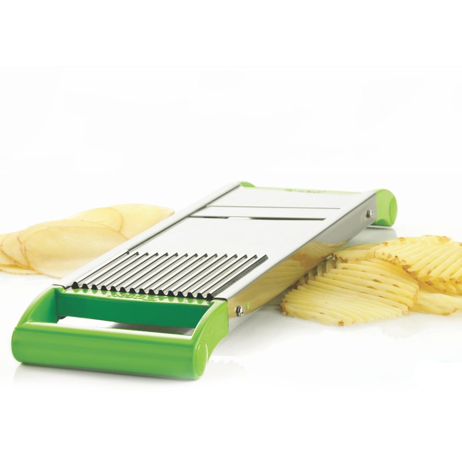 Apex Stainless Steel Vegetable Slicer (2-in-1) Variety Bazaar