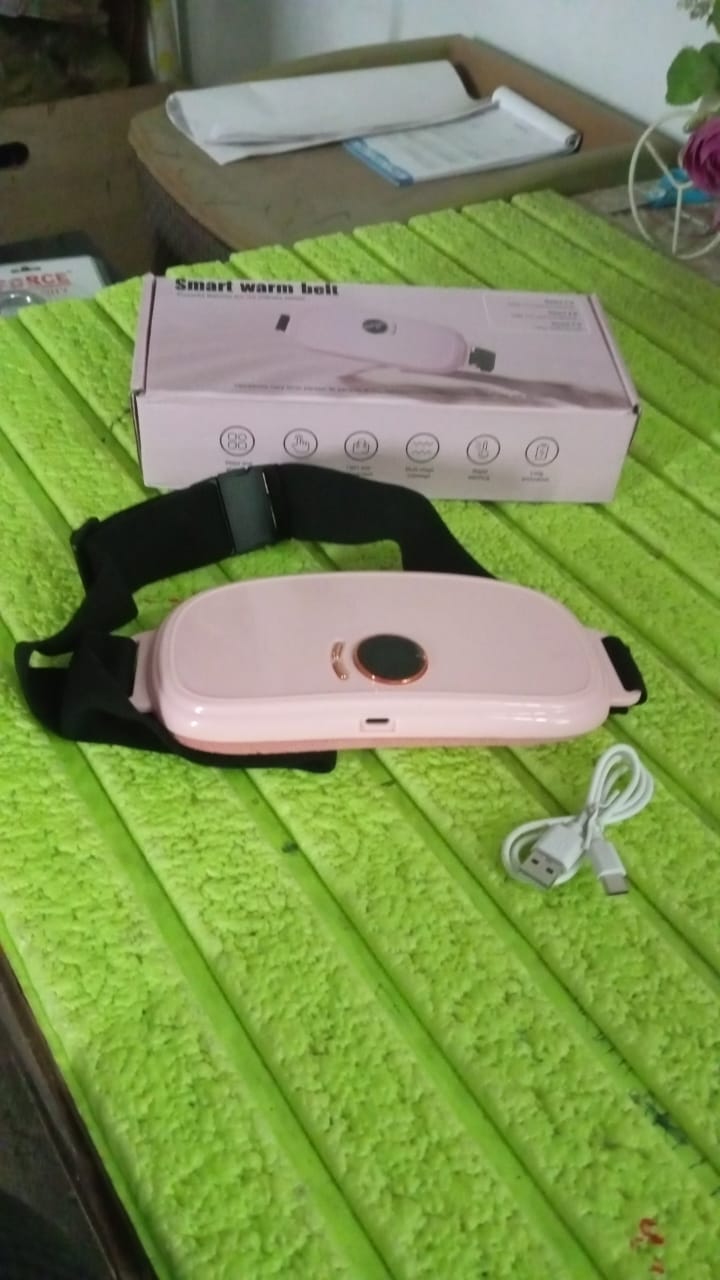 Rechargeable Smart Warm Palace Belt, Period Massager (1 Pc) Variety Bazaar