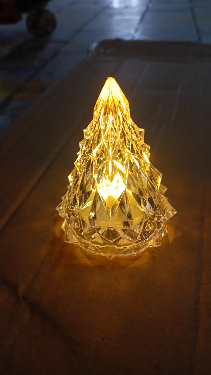 Iceberg / Pyramid Candlelight Tea Light (1 Pc) Variety Bazaar