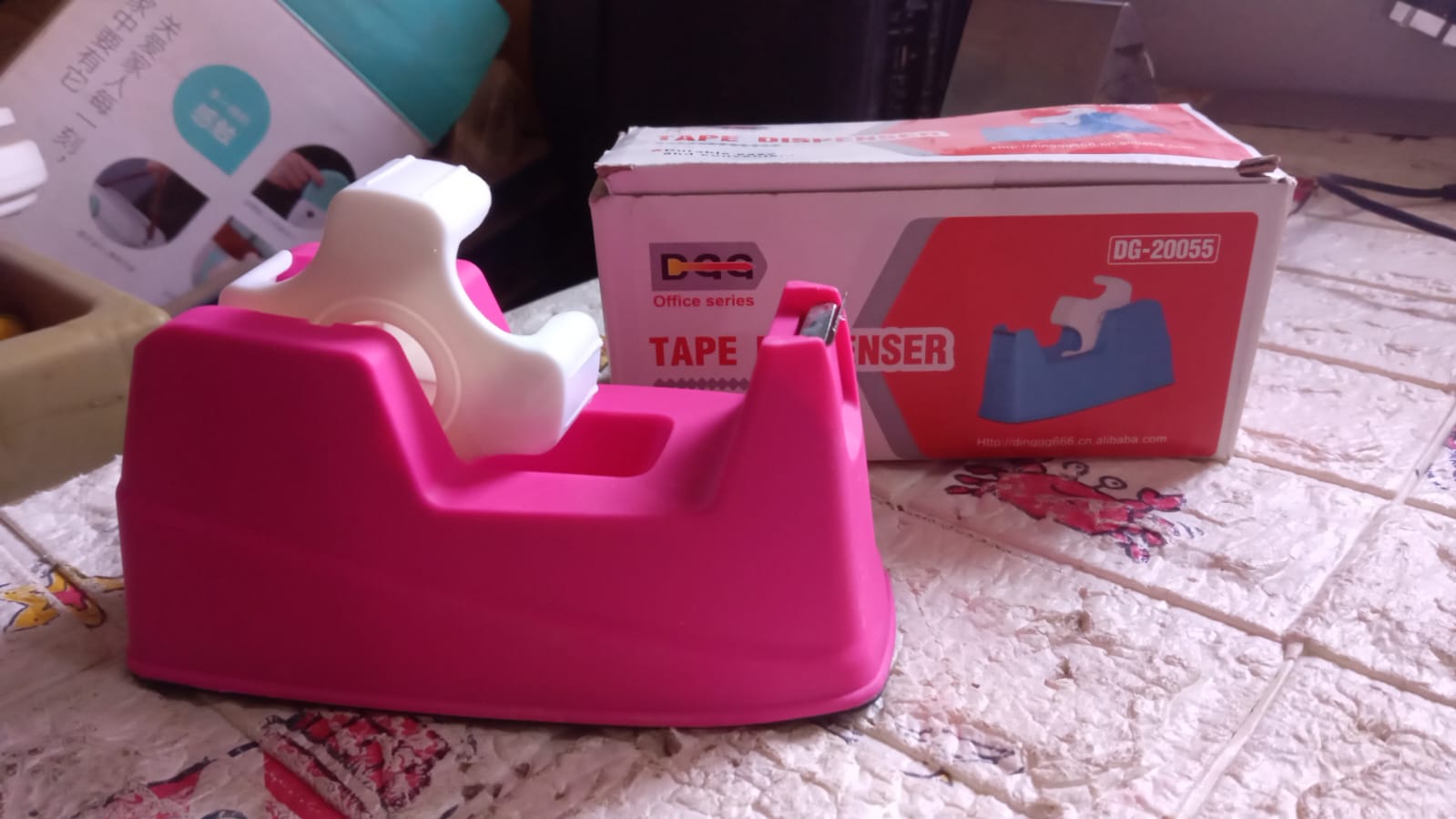 Plastic Tape Dispenser Cutter for Home Office use, Tape Dispenser for Stationary, Tape Cutter Packaging Tape (1 pc / 631 Gm) Variety Bazaar