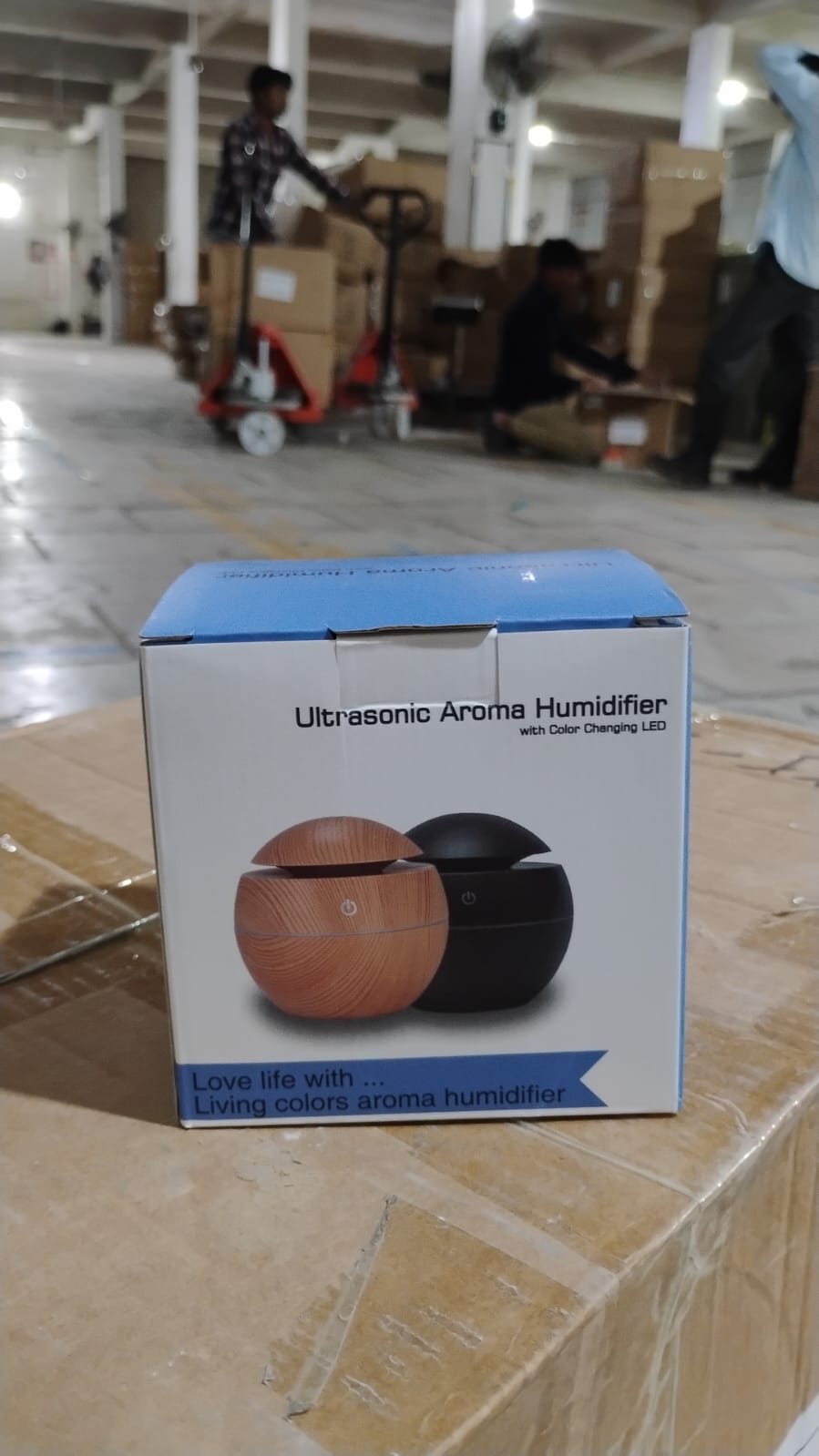 Ultrasonic Aromatherapy Humidifier USB Desktop (130 ML / 1 Pc) Variety Bazaar