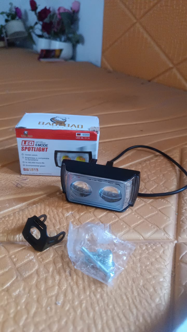 6 Mode LED Spotlight Universal Ultra Mini Double Lens Fog Light (1 Pc) Variety Bazaar